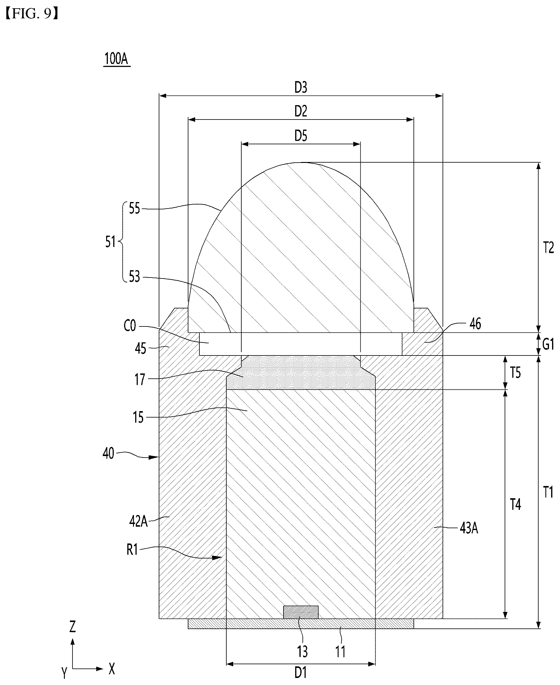 Patent US12410901 Figure 8 – Lighting device