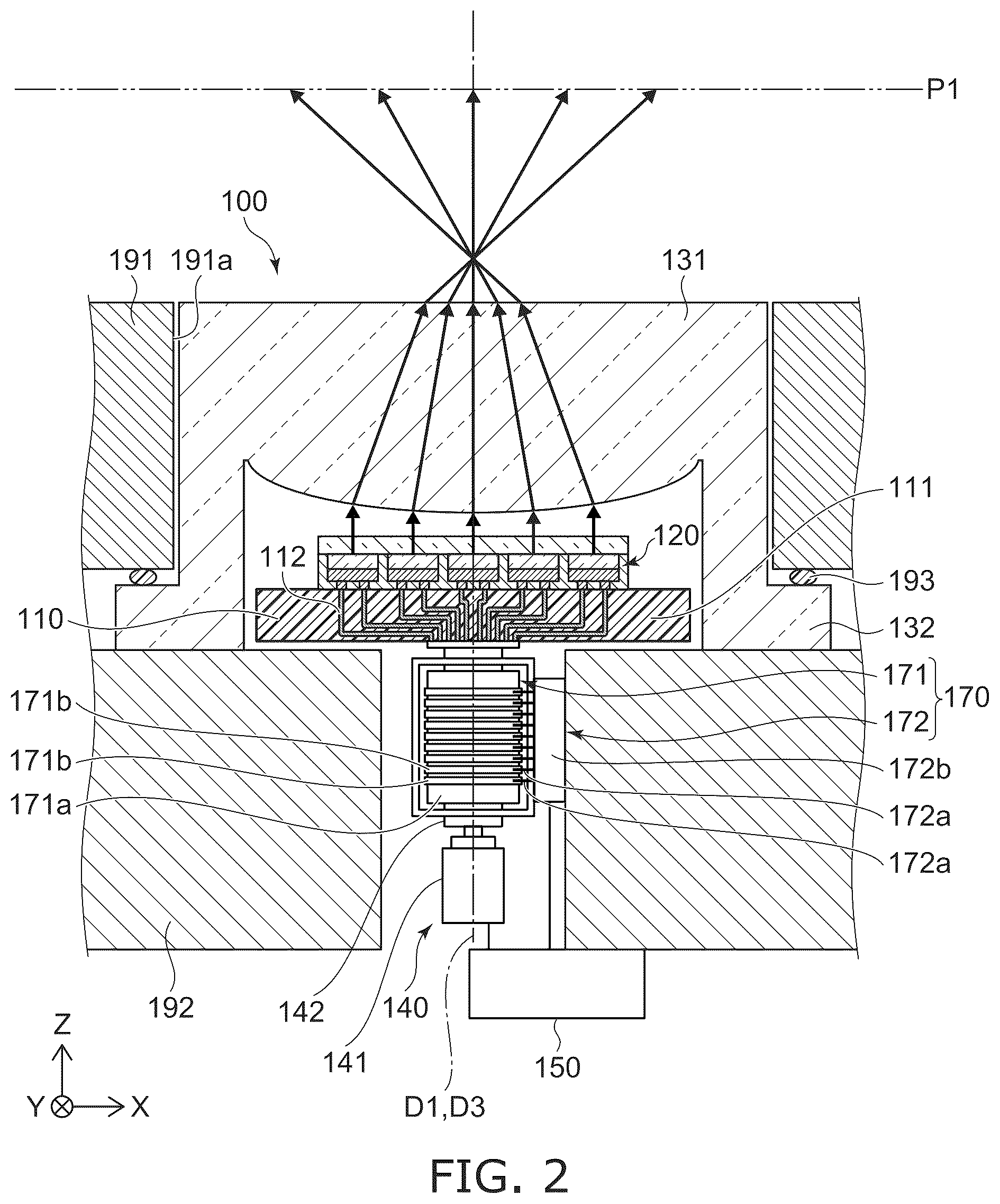 Patent US12410903 Figure 2 – Light emitting module