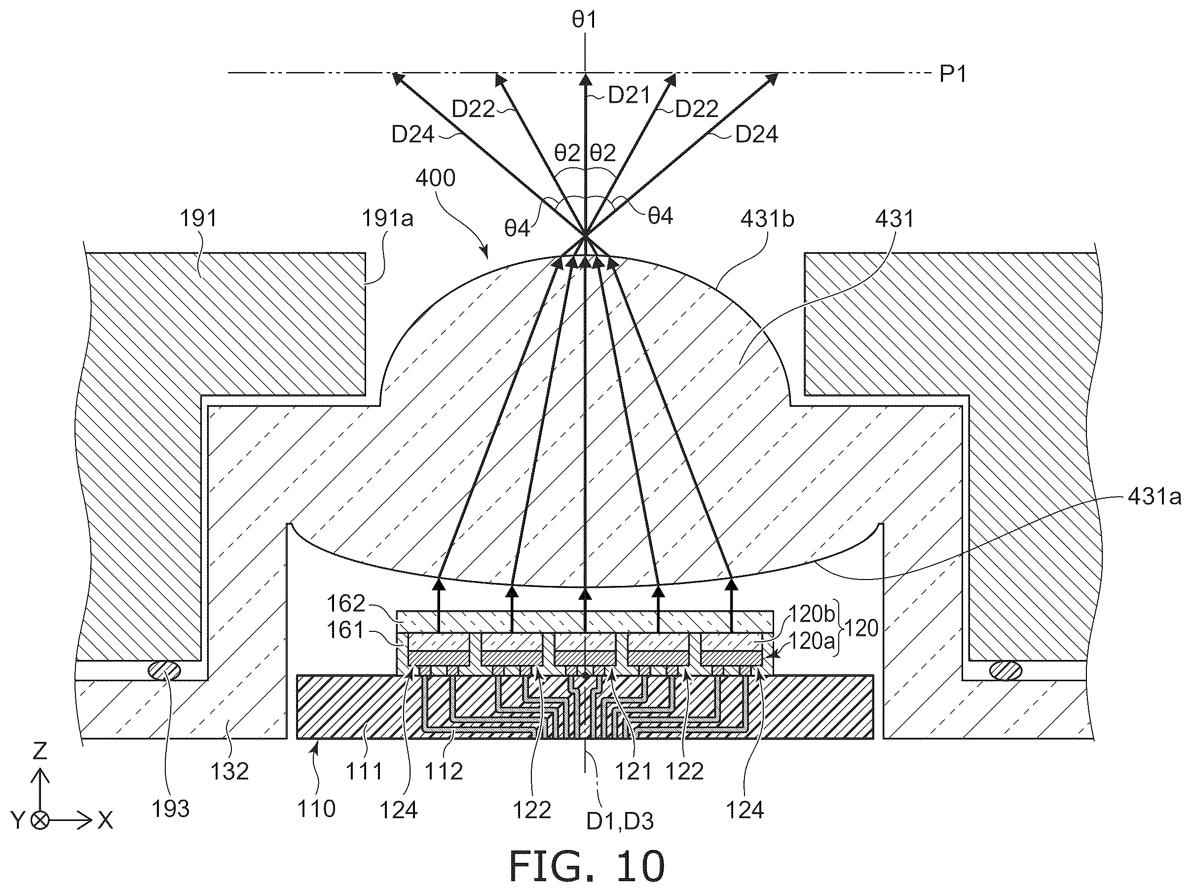 Patent US12410903 Figure 10 – Light emitting module