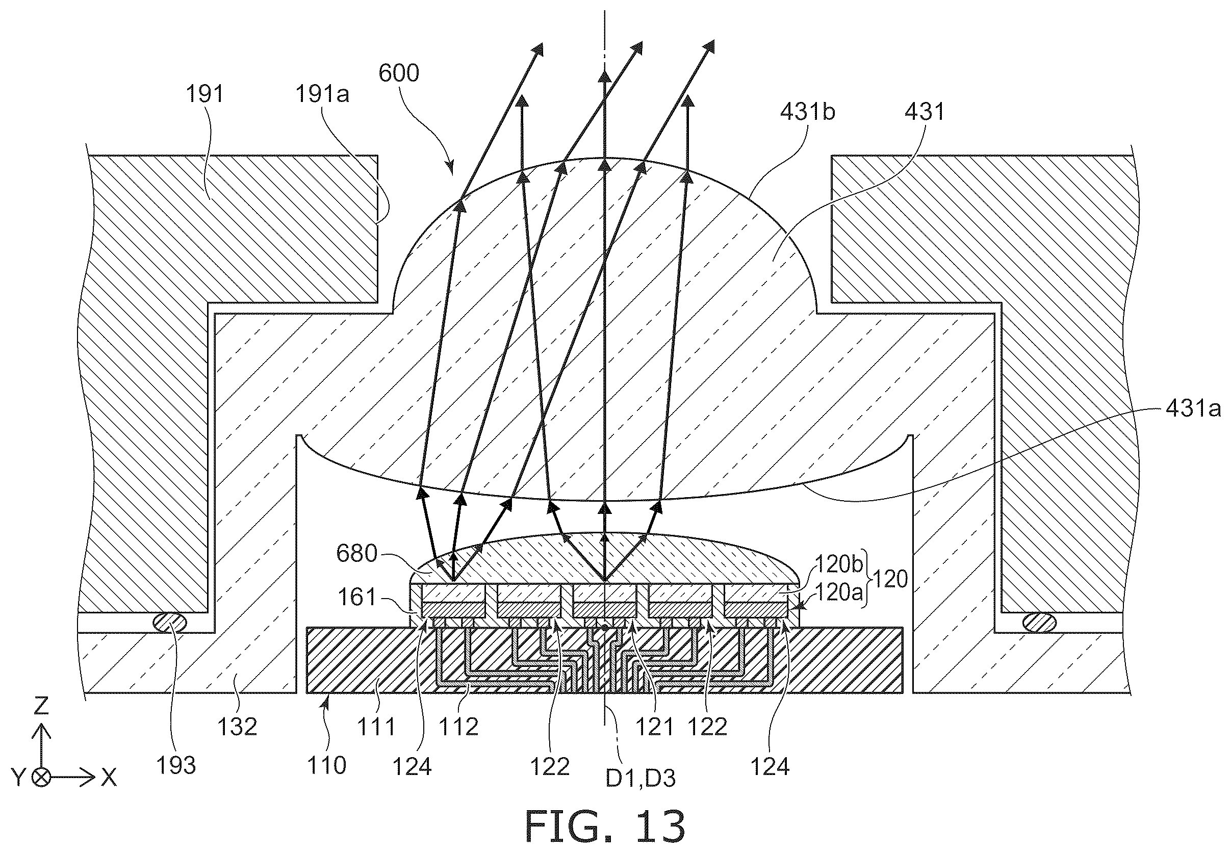 Patent US12410903 Figure 13 – Light emitting module