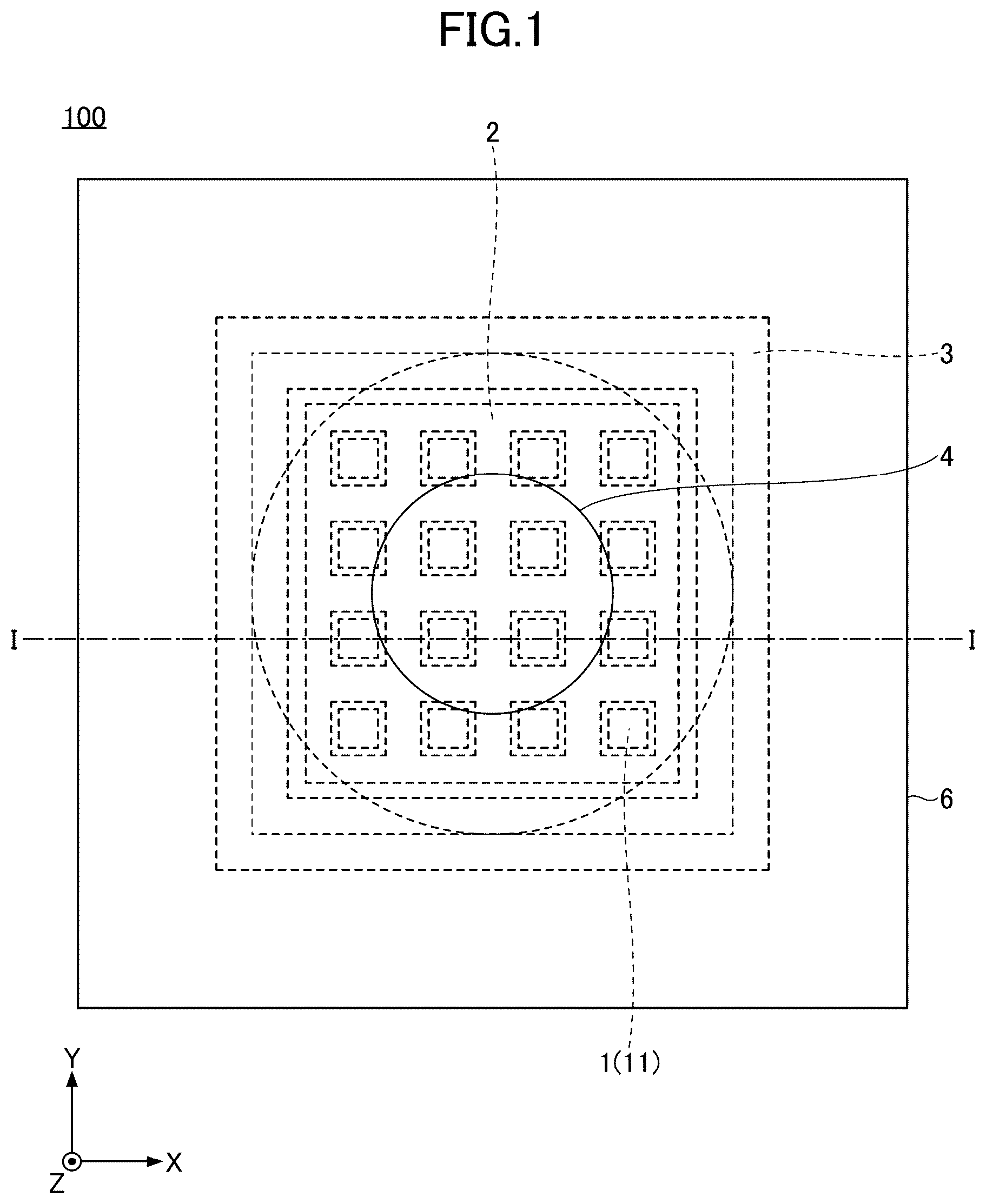 Patent US12410904 — Light emitting module — Figure 1