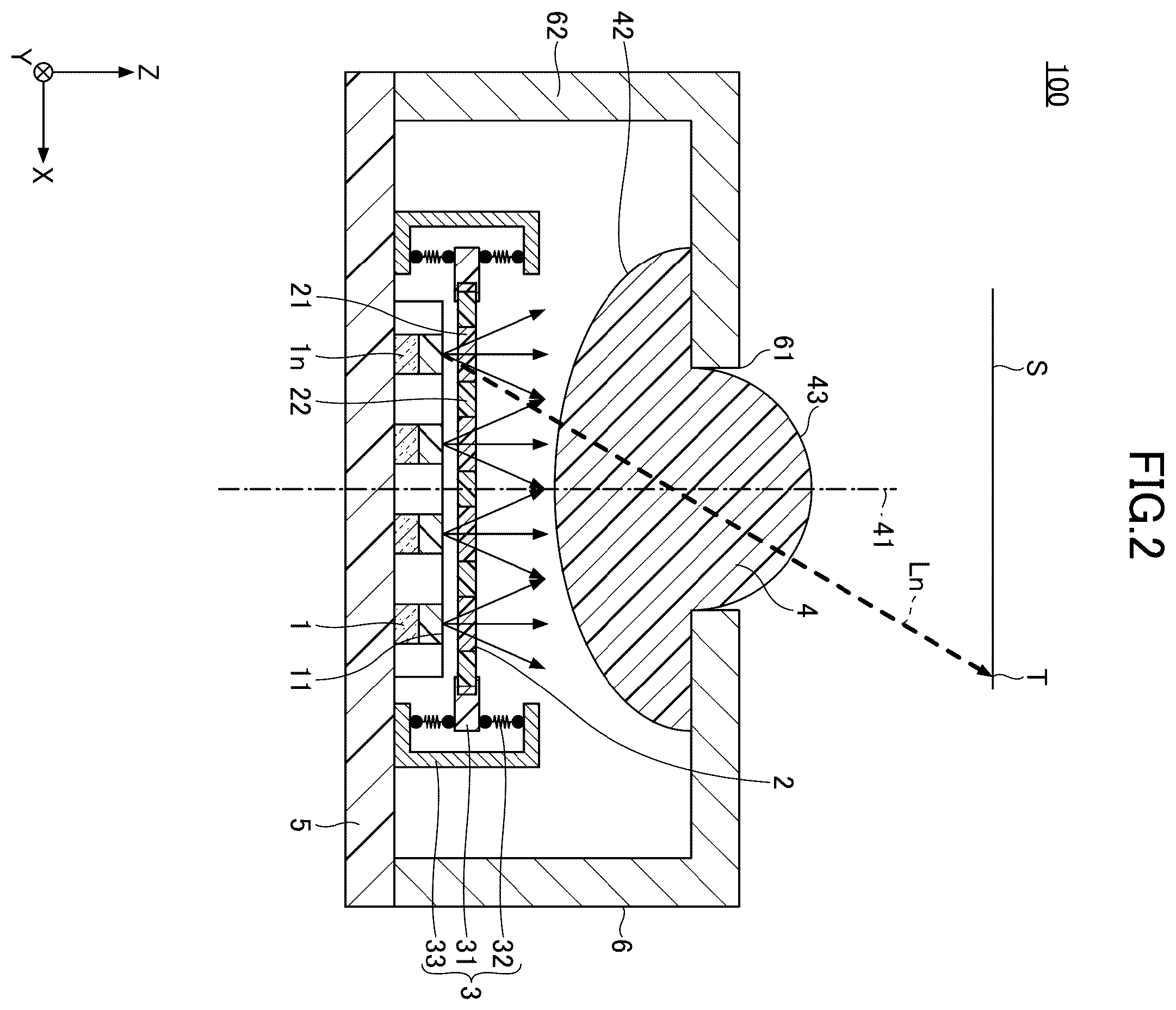 Patent US12410904 Figure 2 – Light emitting module