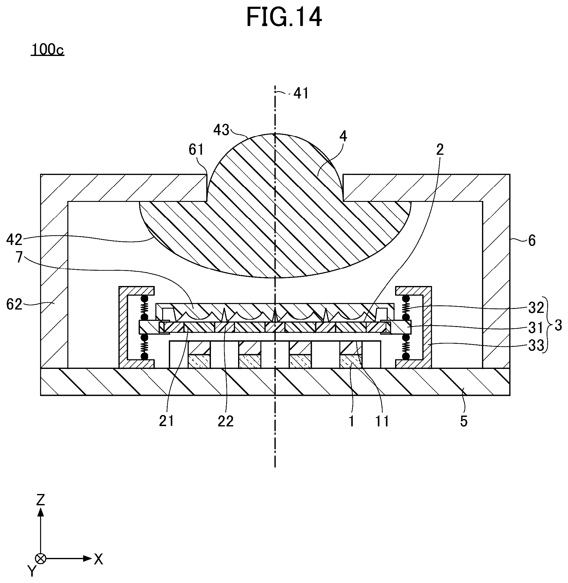 Patent US12410904 Figure 14 – Light emitting module