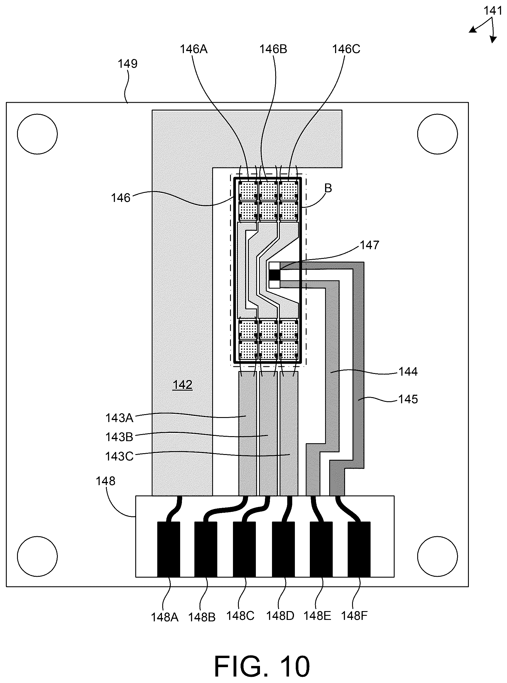 Patent US12410906 Figure 8 – Hybrid laser and LED based illumination device