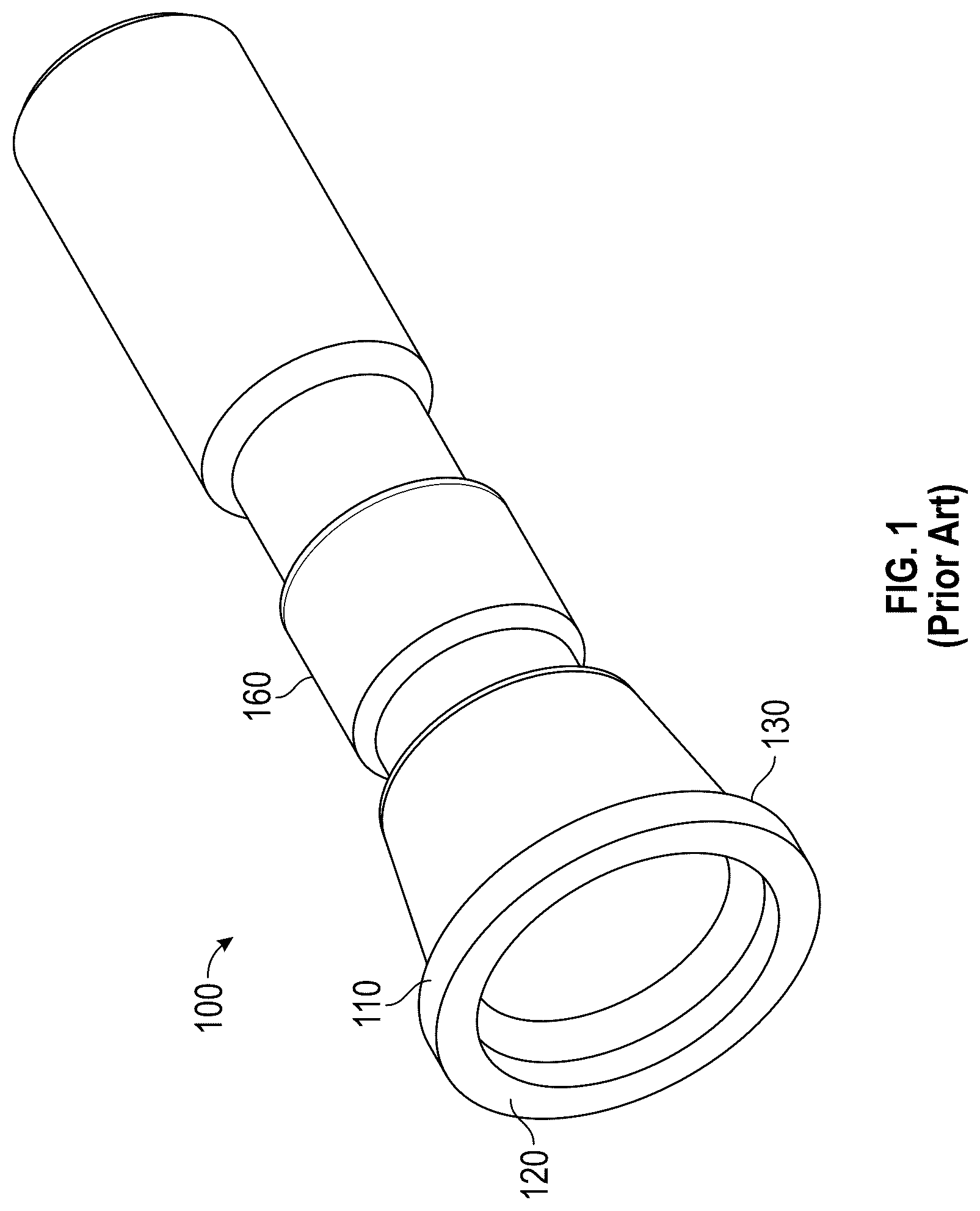 Patent US12410910 Figure 1 – Light assembly for a firehose nozzle