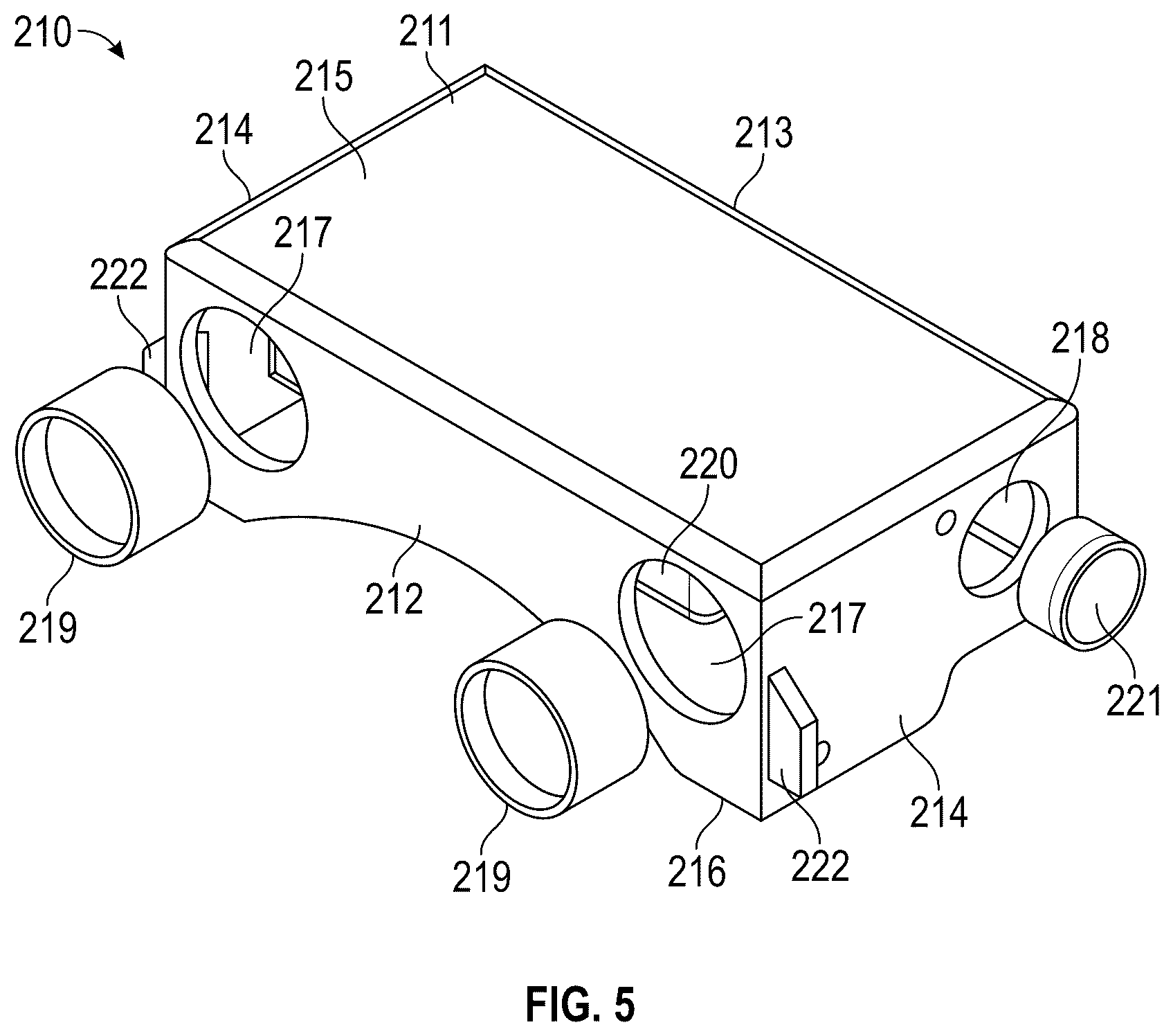 Patent US12410910 Figure 5 – Light assembly for a firehose nozzle