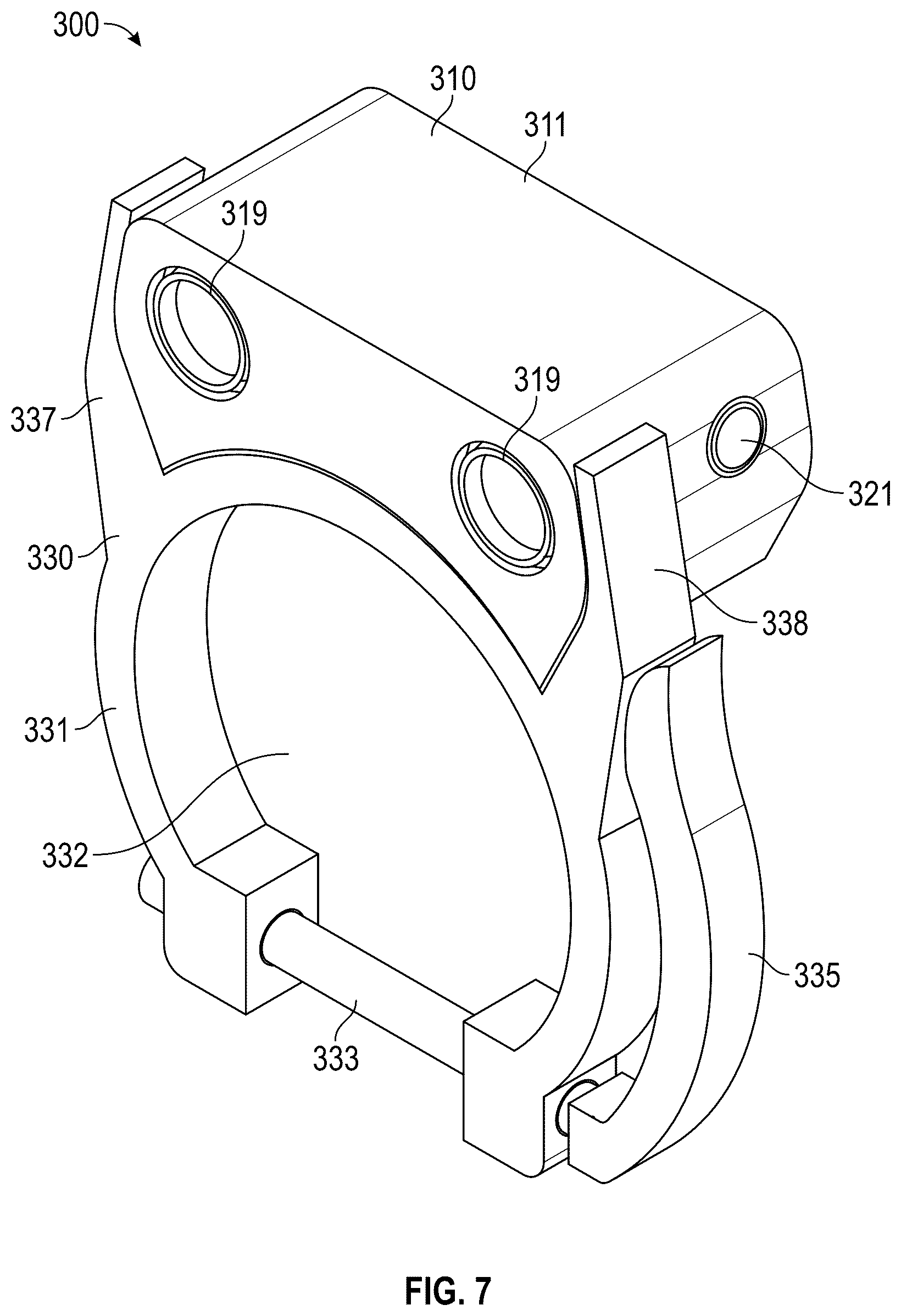 Patent US12410910 Figure 7 – Light assembly for a firehose nozzle