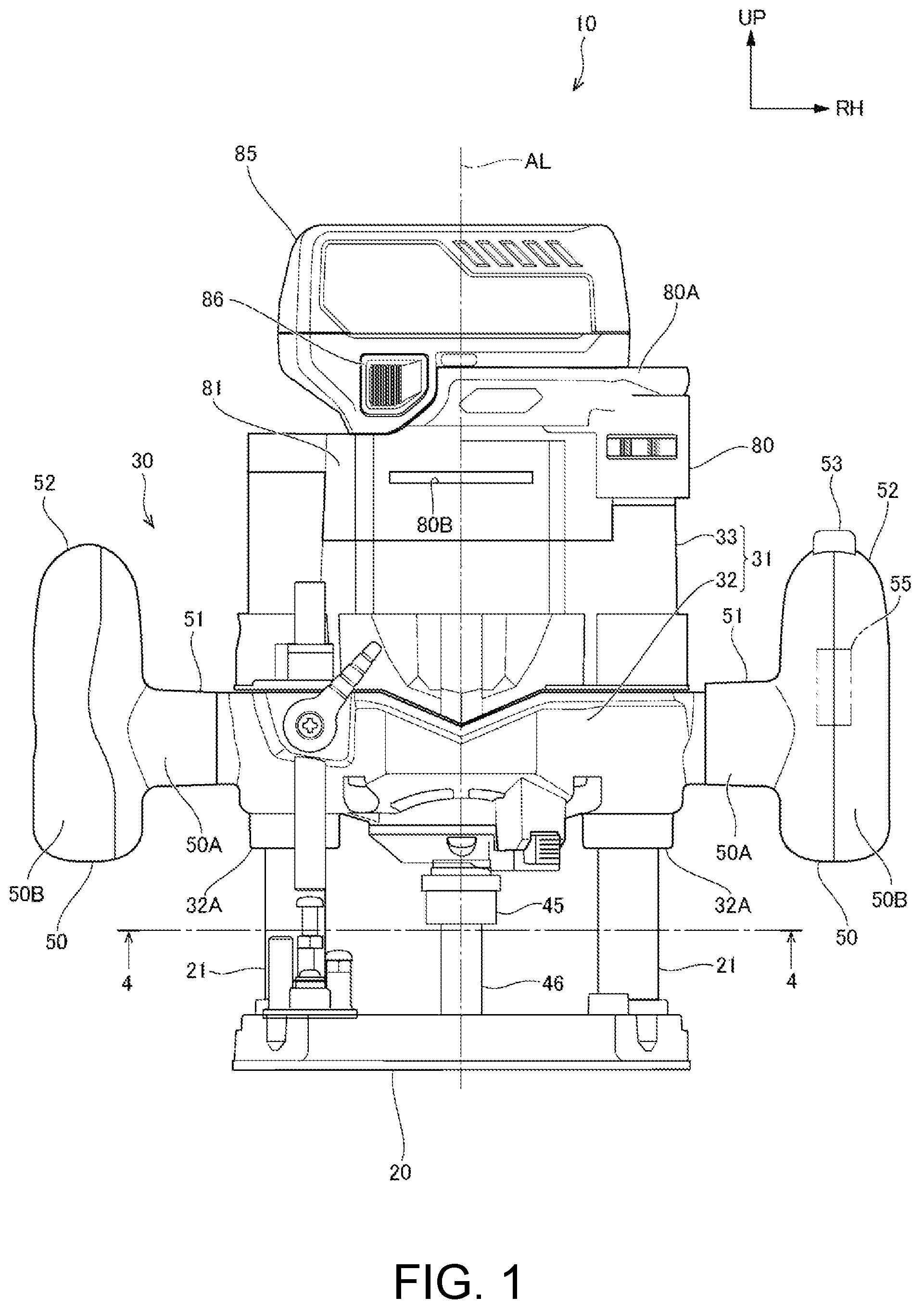 Patent US12410911 Figure 1 – Work machine