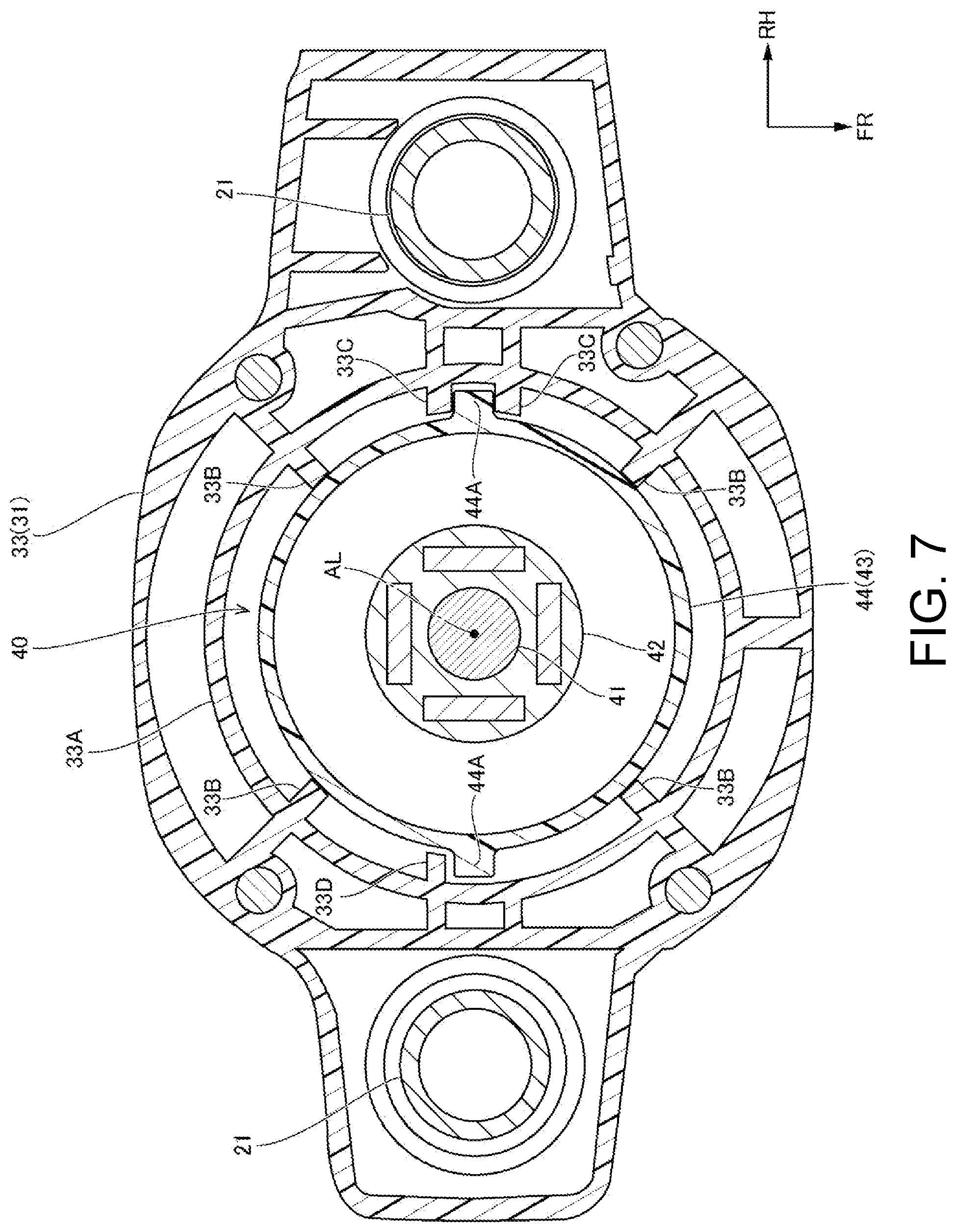 Patent US12410911 Figure 7 – Work machine