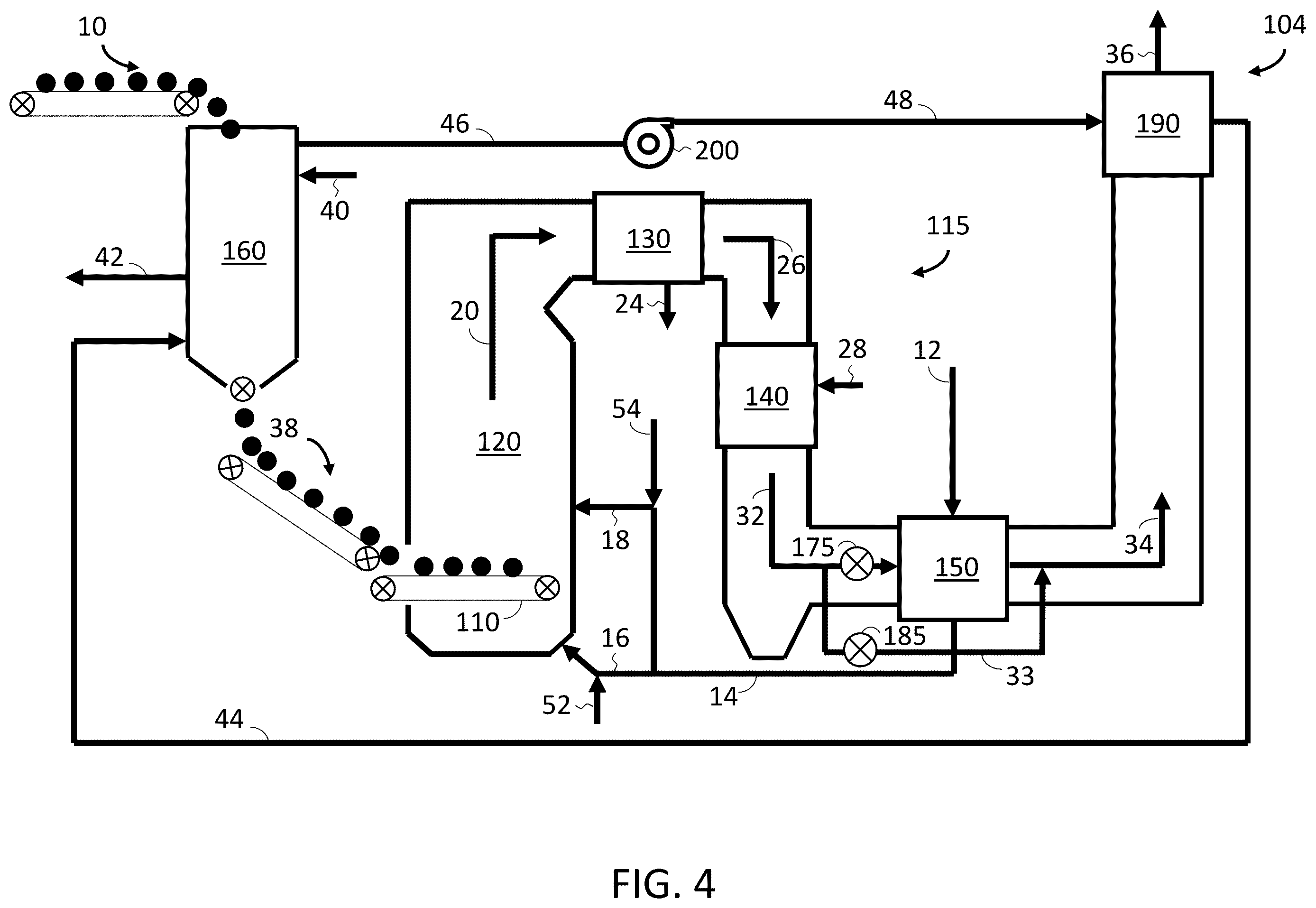 Patent US12410914 Figure 5 – System and method for combusting high-moisture fuel to generate steam