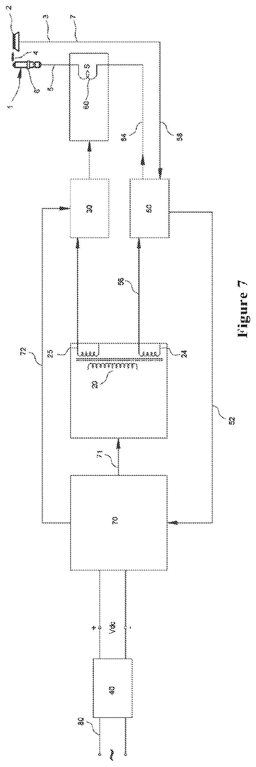 Patent US12410915 Figure 7 – DC re-ignition system for a gas burner
