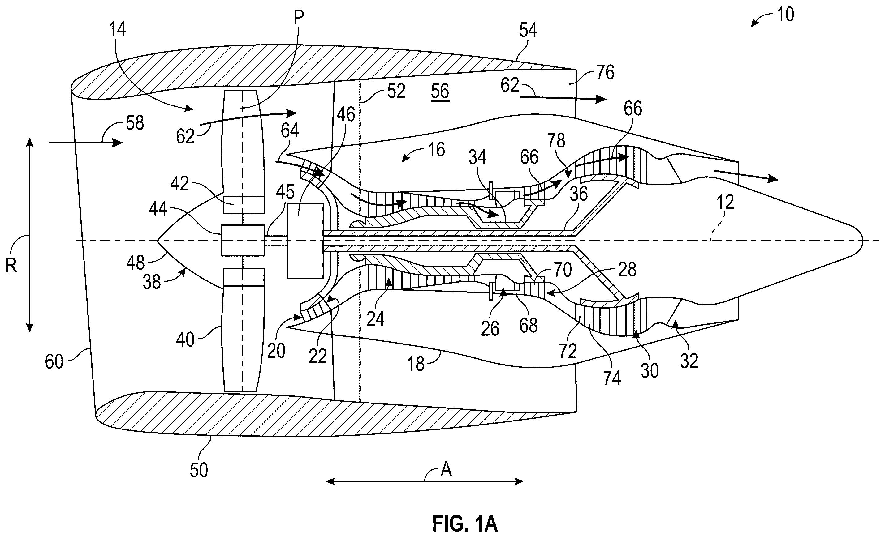 Patent US12410916 Figure 1 – Annular dome assembly for a combustor