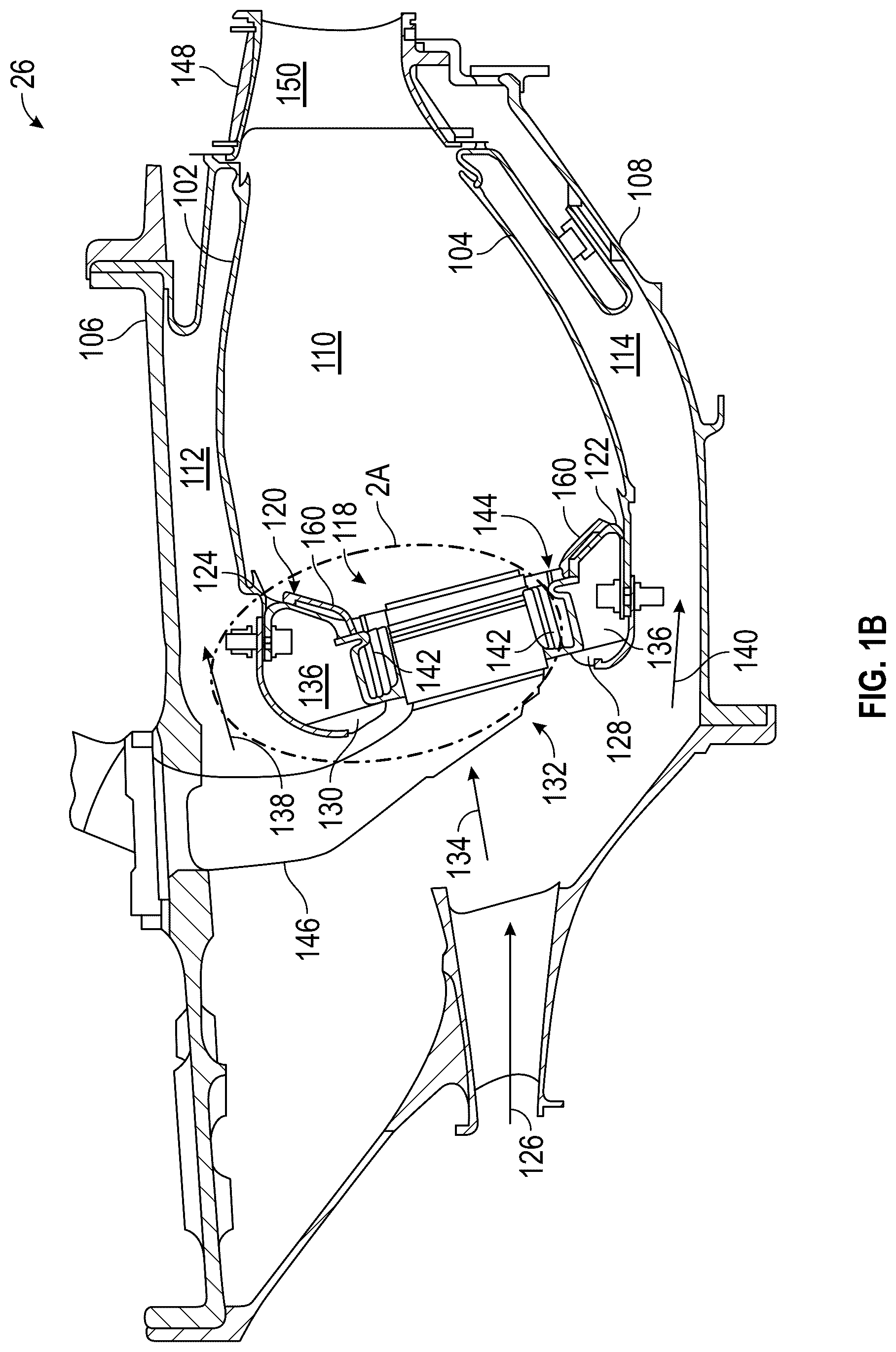 Patent US12410916 Figure 2 – Annular dome assembly for a combustor