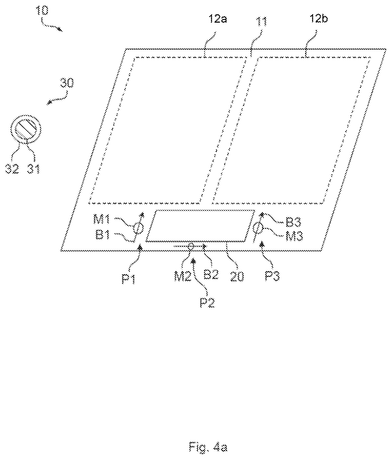 Patent US12410917 Figure 4 – Domestic appliance, operating element for a domestic appliance, and method for controlling a domestic appliance