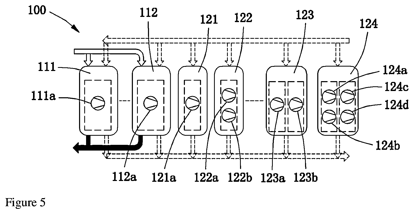 Patent US12410920 Figure 3 – Hybrid heat system, the capacity allocation control method thereof, readable storage medium and control system