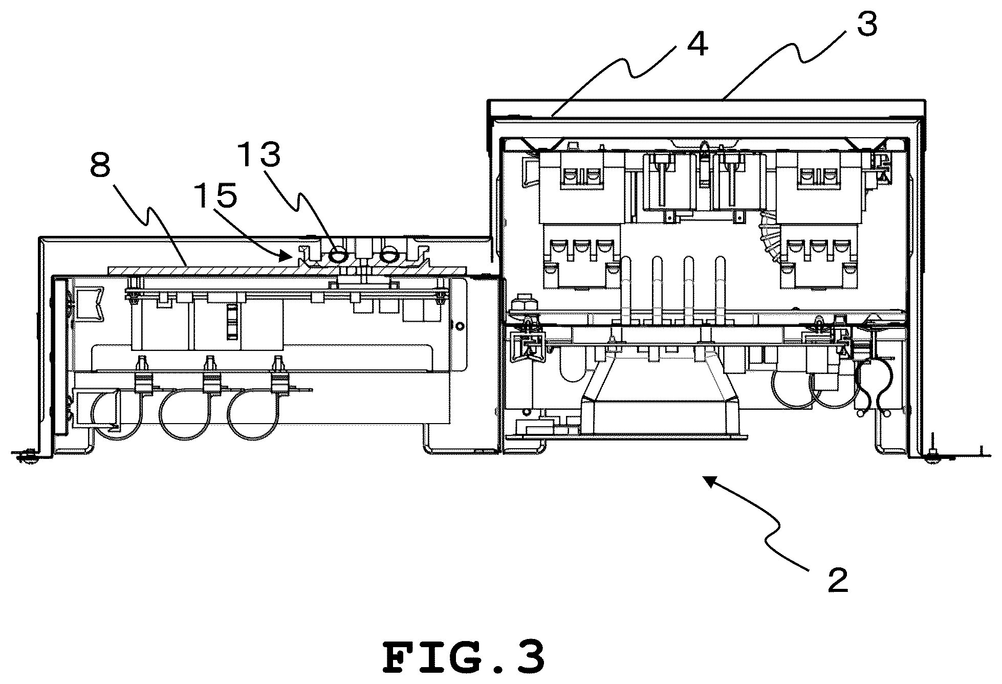 Patent US12410922 Figure 3 – Outdoor unit of air conditioner