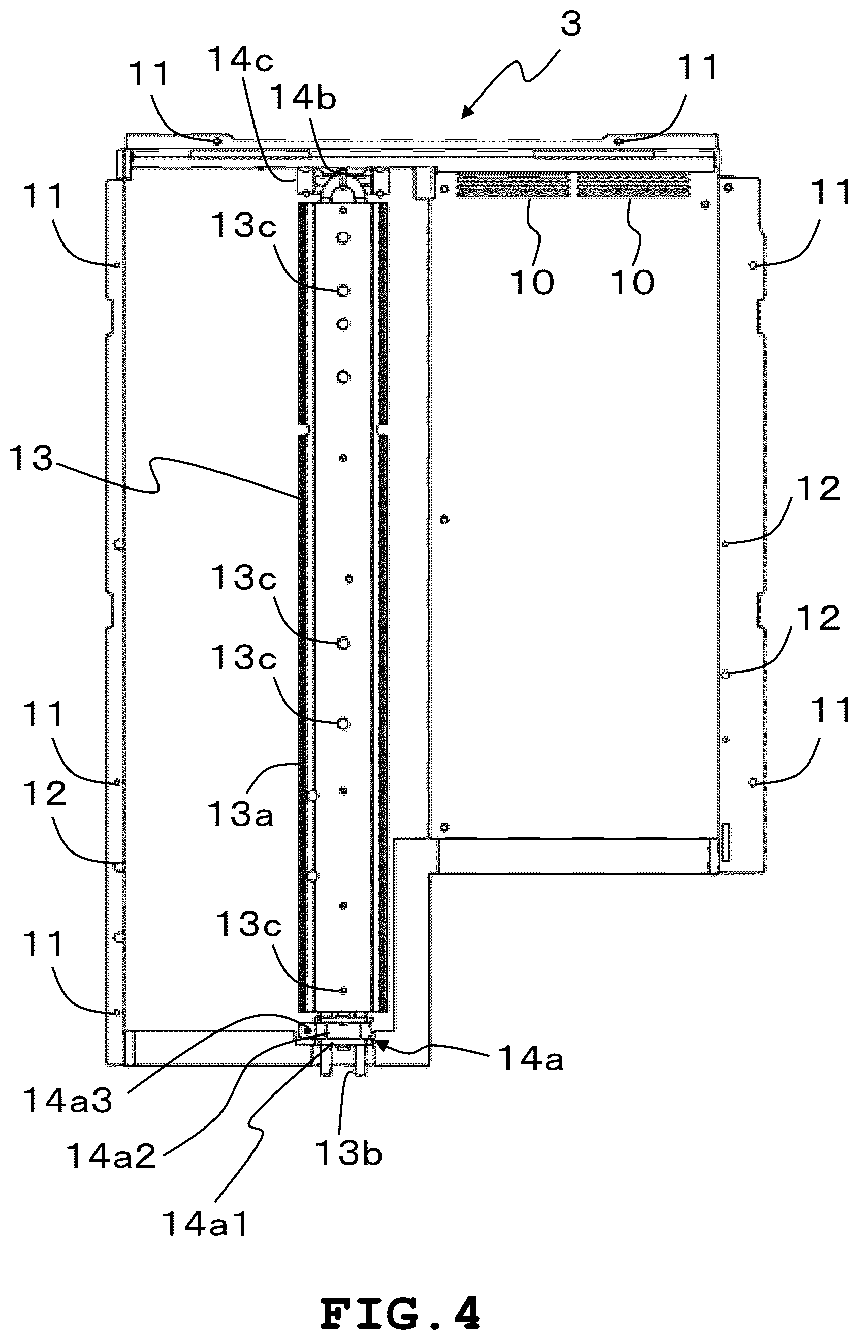 Patent US12410922 Figure 4 – Outdoor unit of air conditioner