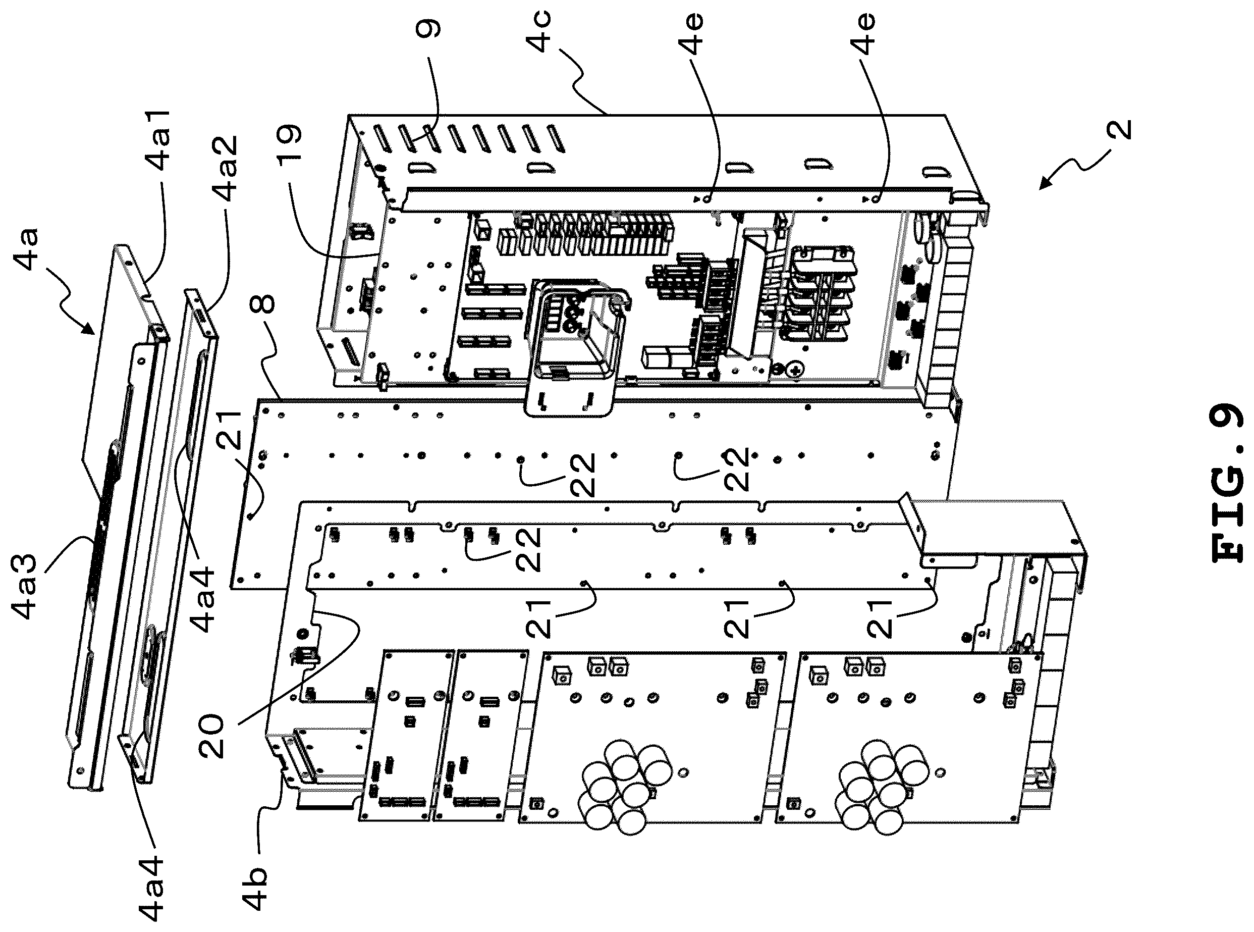 Patent US12410922 Figure 9 – Outdoor unit of air conditioner
