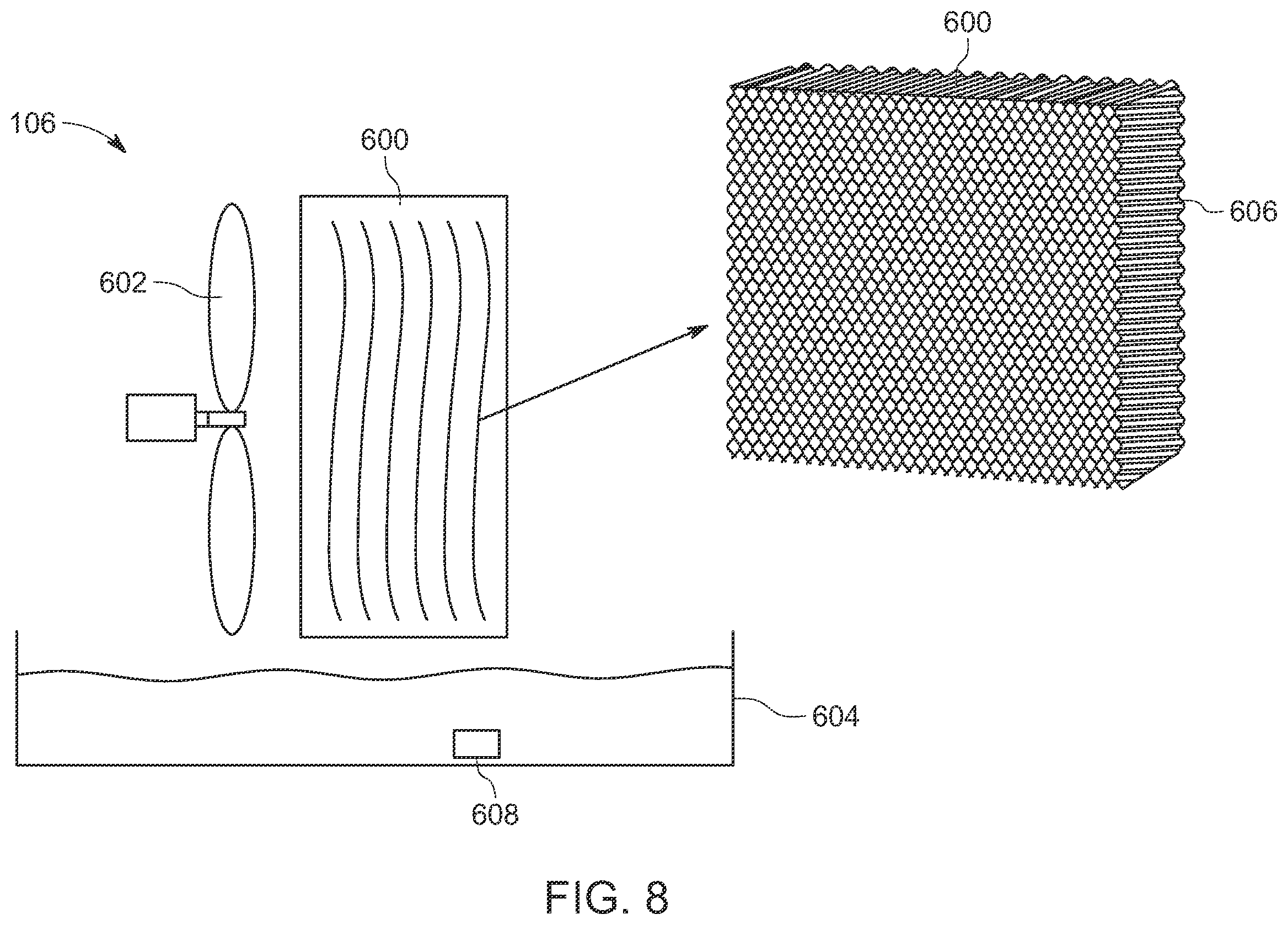 Patent US12410923 Figure 9 – Dehumidification system
