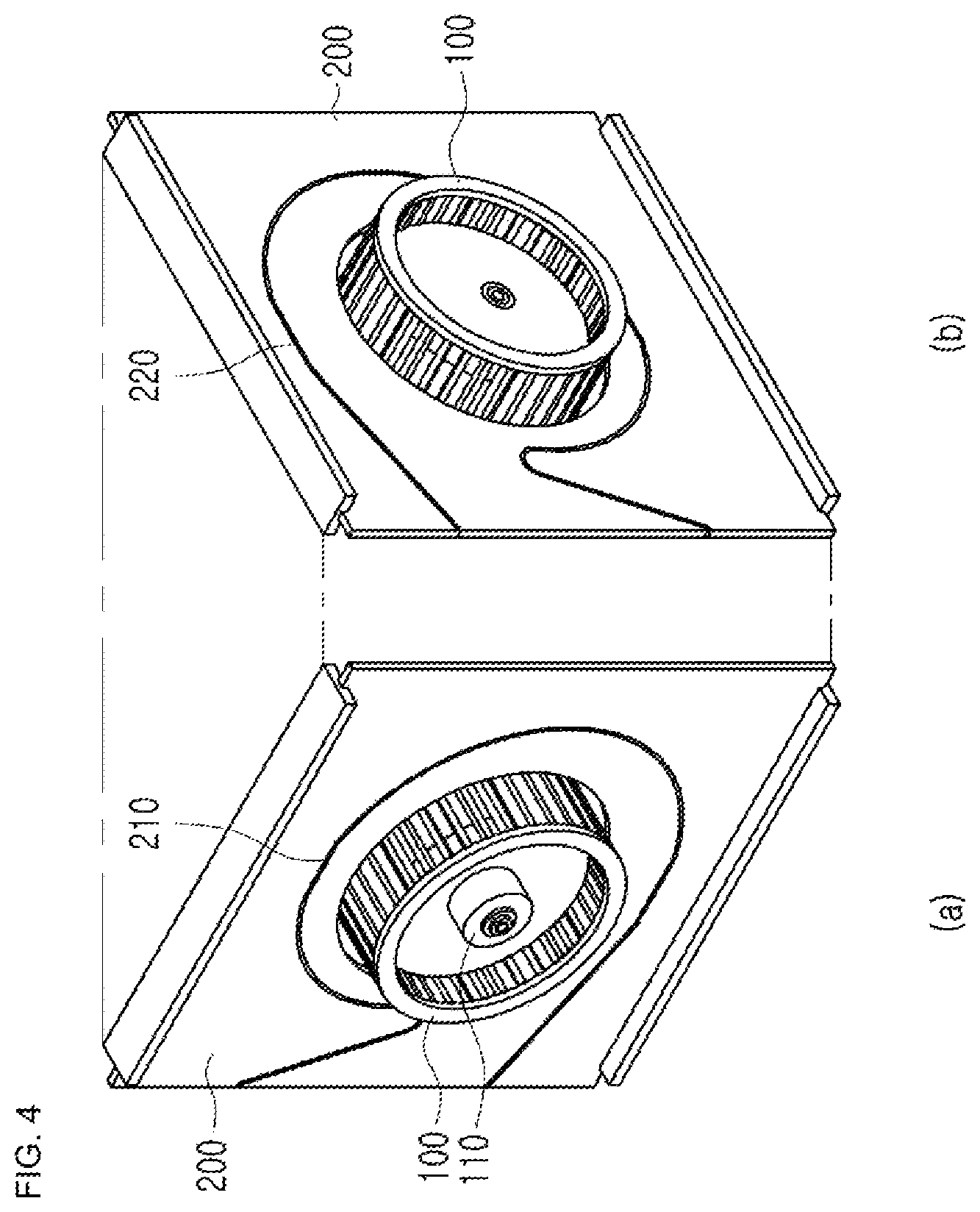 Patent US12410924 Figure 4 – Air purifier including bidirectional discharge flow path and method of controlling the same
