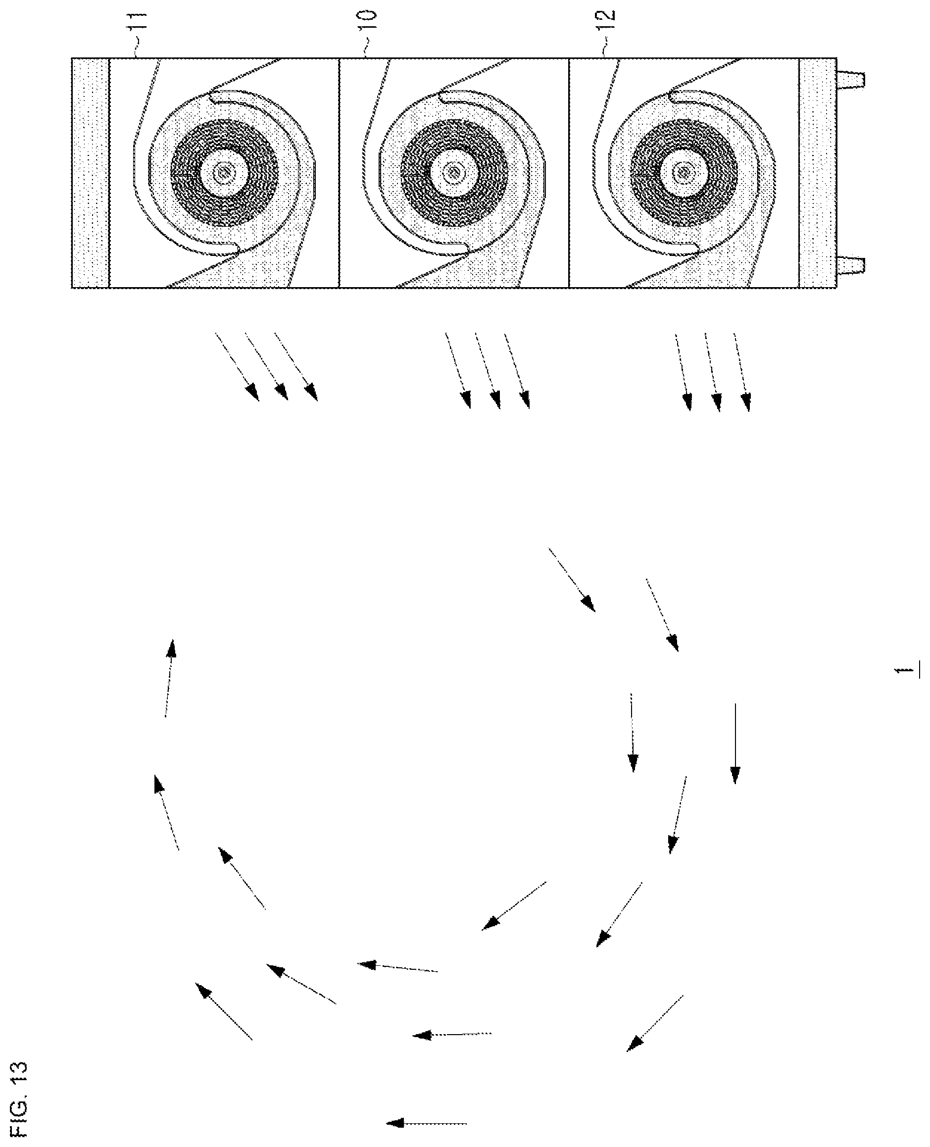 Patent US12410924 Figure 13 – Air purifier including bidirectional discharge flow path and method of controlling the same