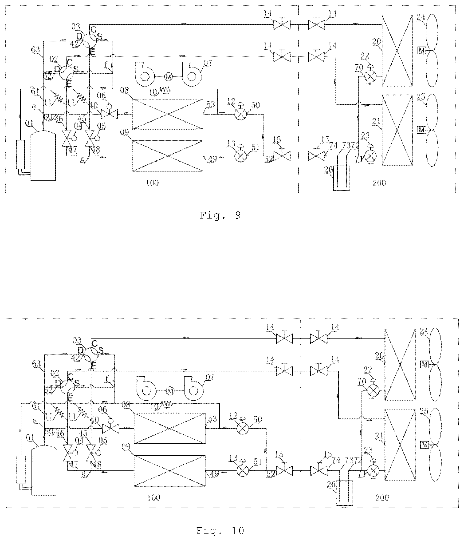 Patent US12410927 Figure 5 – Heat pump system, control method and apparatus thereof, air conditioning device and storage medium