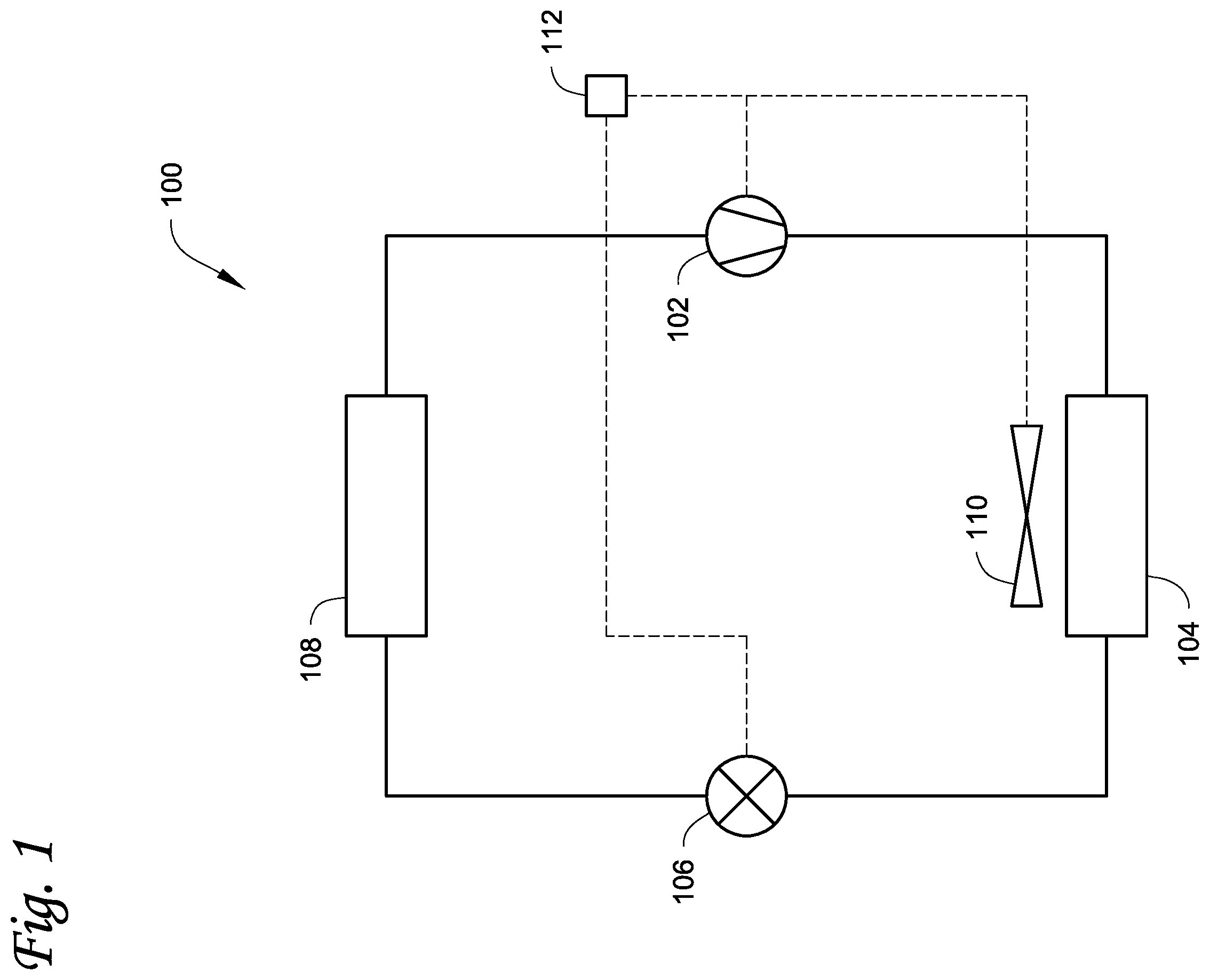 Patent US12410929 Figure 1 – Rapid restart chiller system