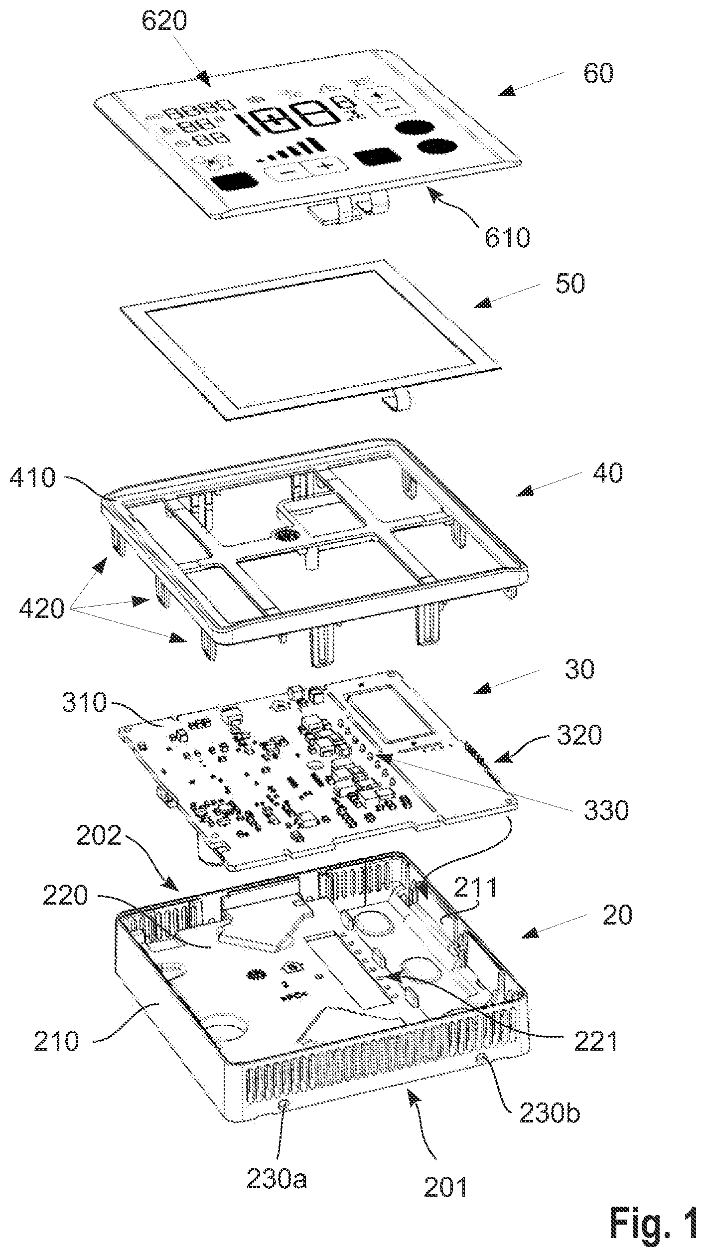 Patent US12410930 Figure 1 – Room unit for an HVAC system