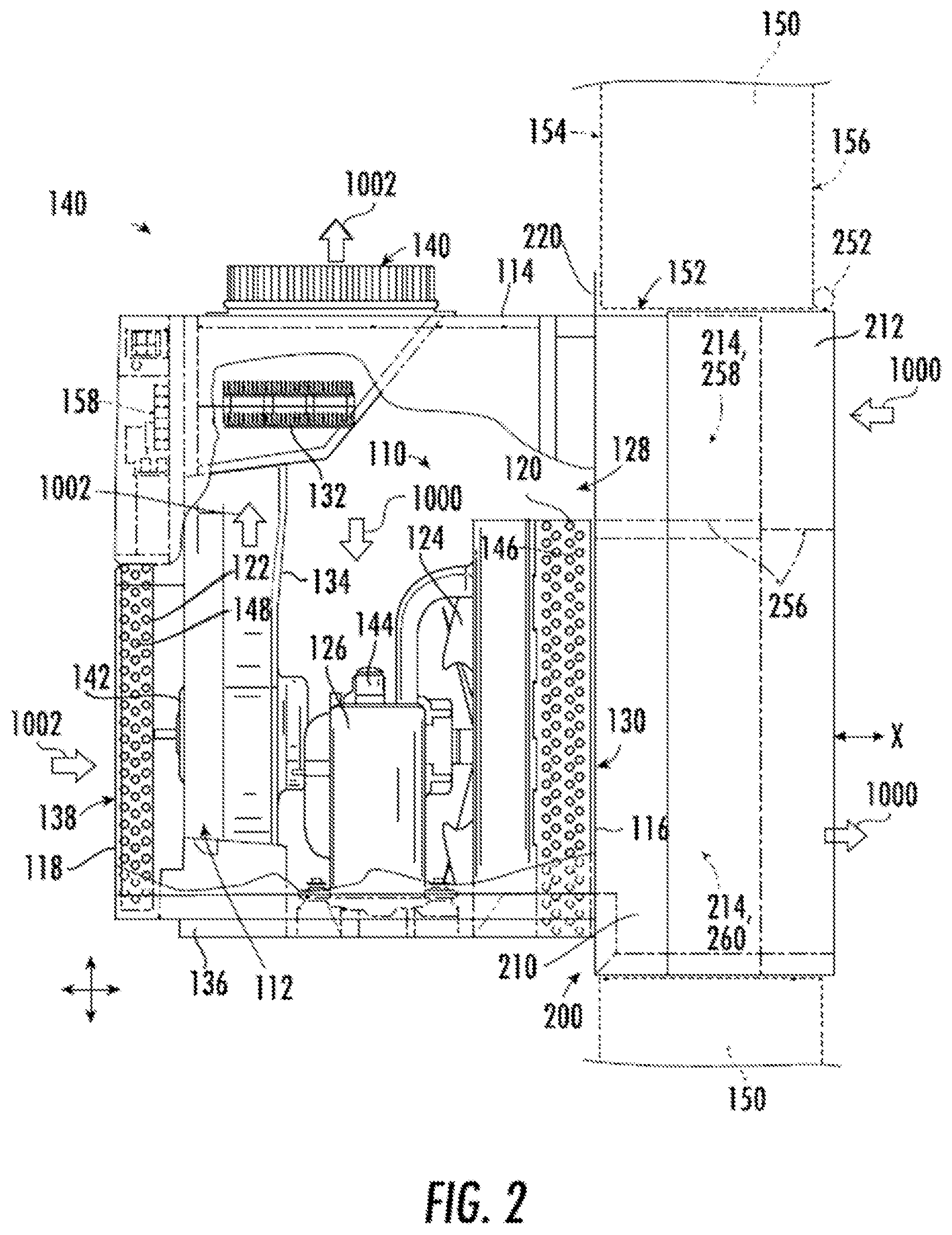 Patent US12410932 Figure 2 – Air conditioning appliance and method for control