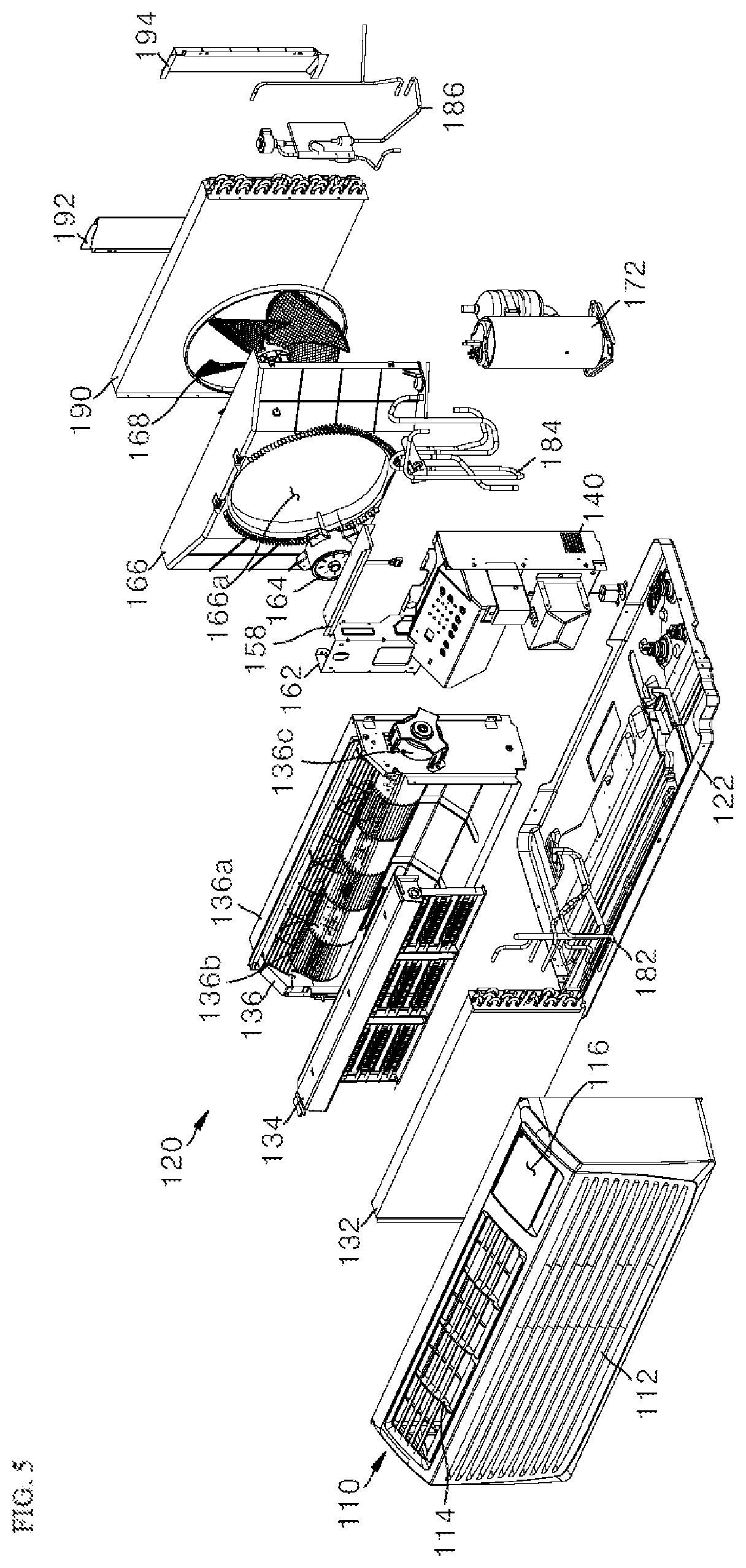 Patent US12410939 Figure 3 – Air conditioner