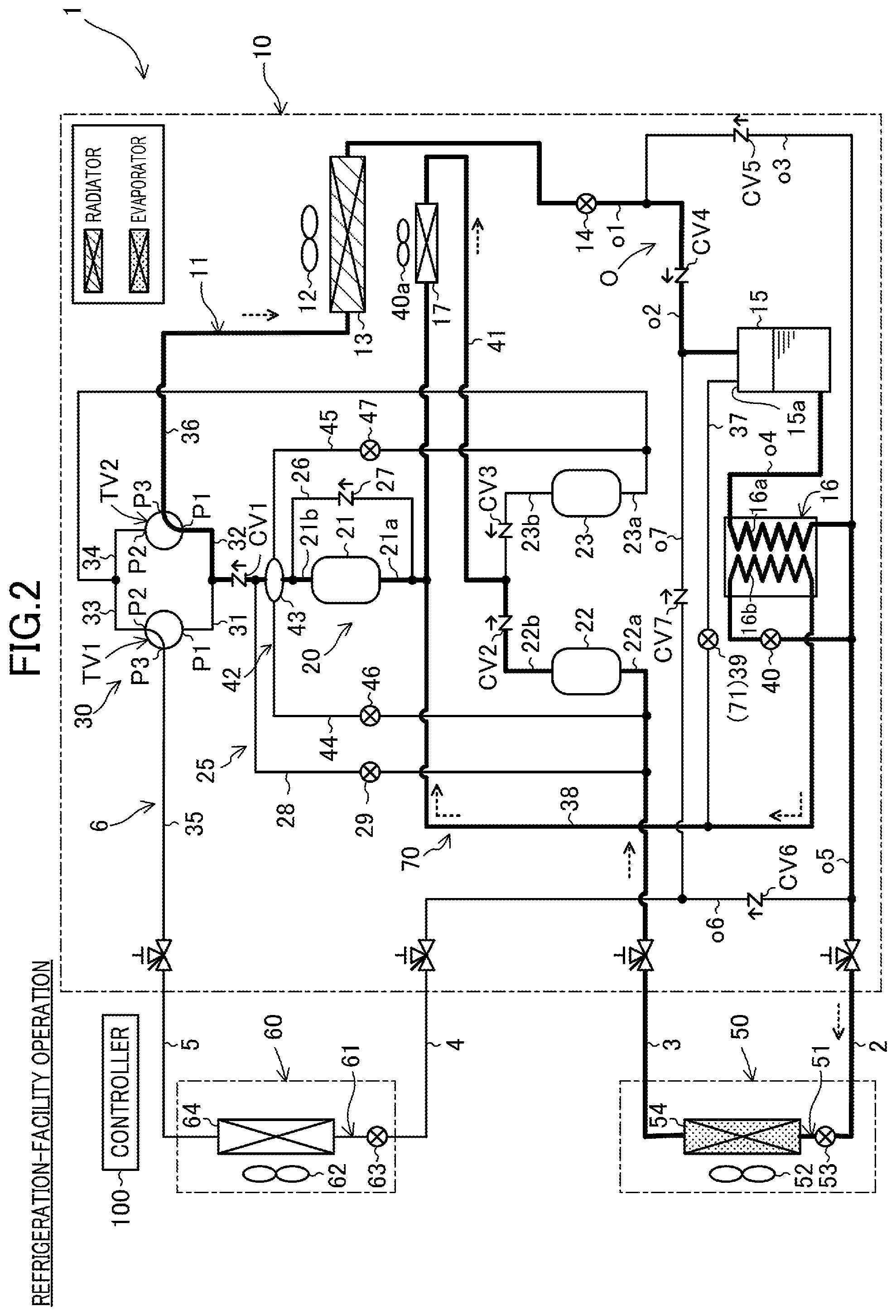Patent US12410942 Figure 2 – Heat source unit and refrigeration apparatus