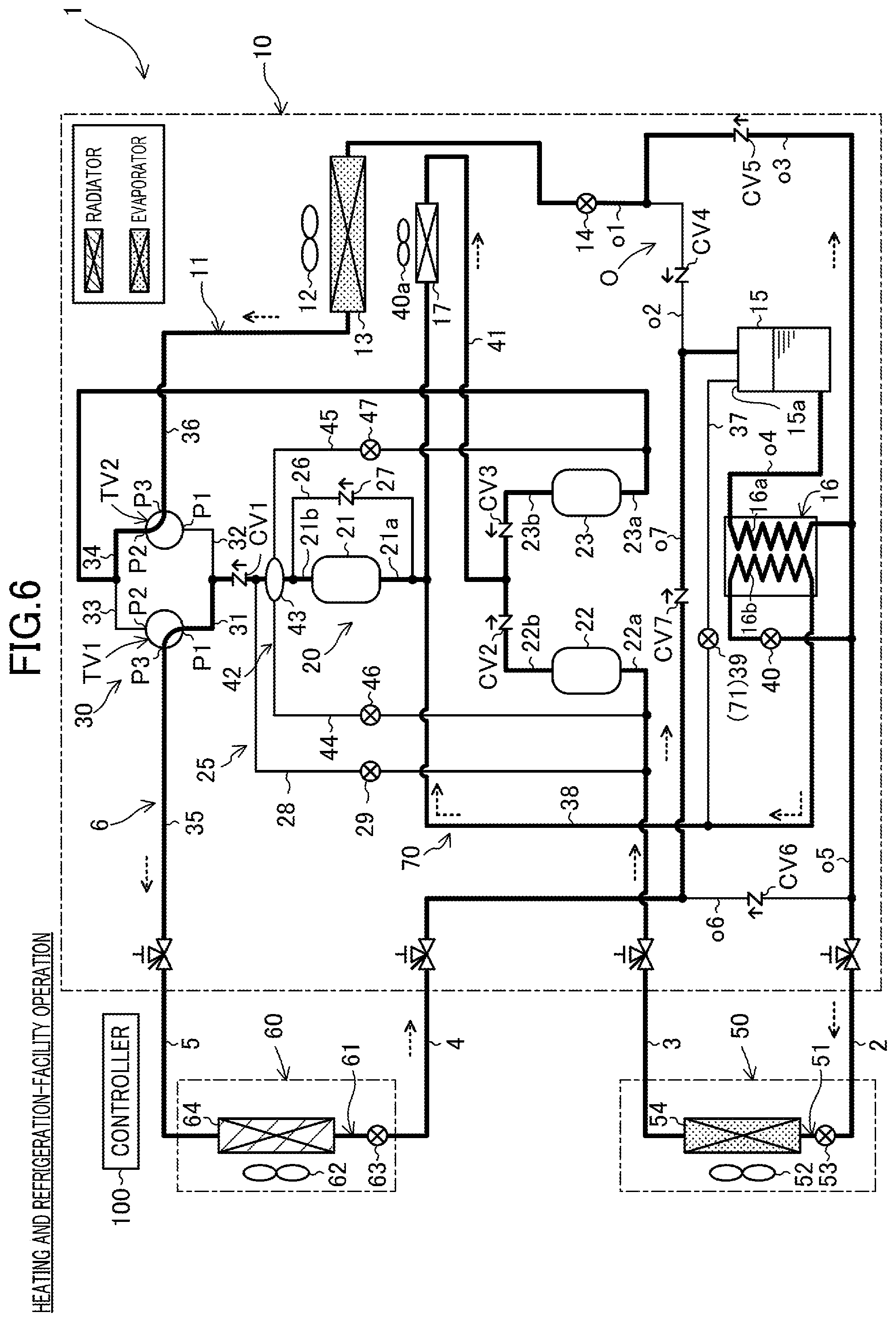Patent US12410942 Figure 6 – Heat source unit and refrigeration apparatus