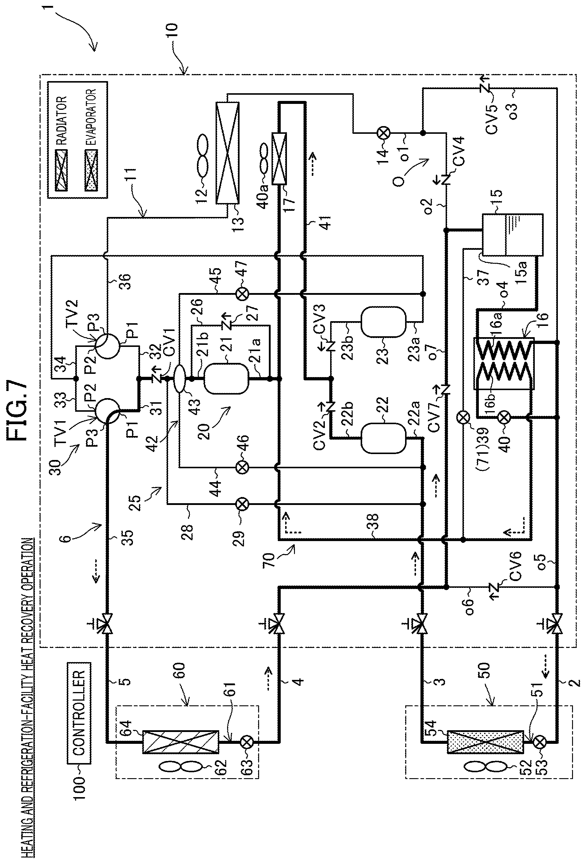 Patent US12410942 Figure 7 – Heat source unit and refrigeration apparatus