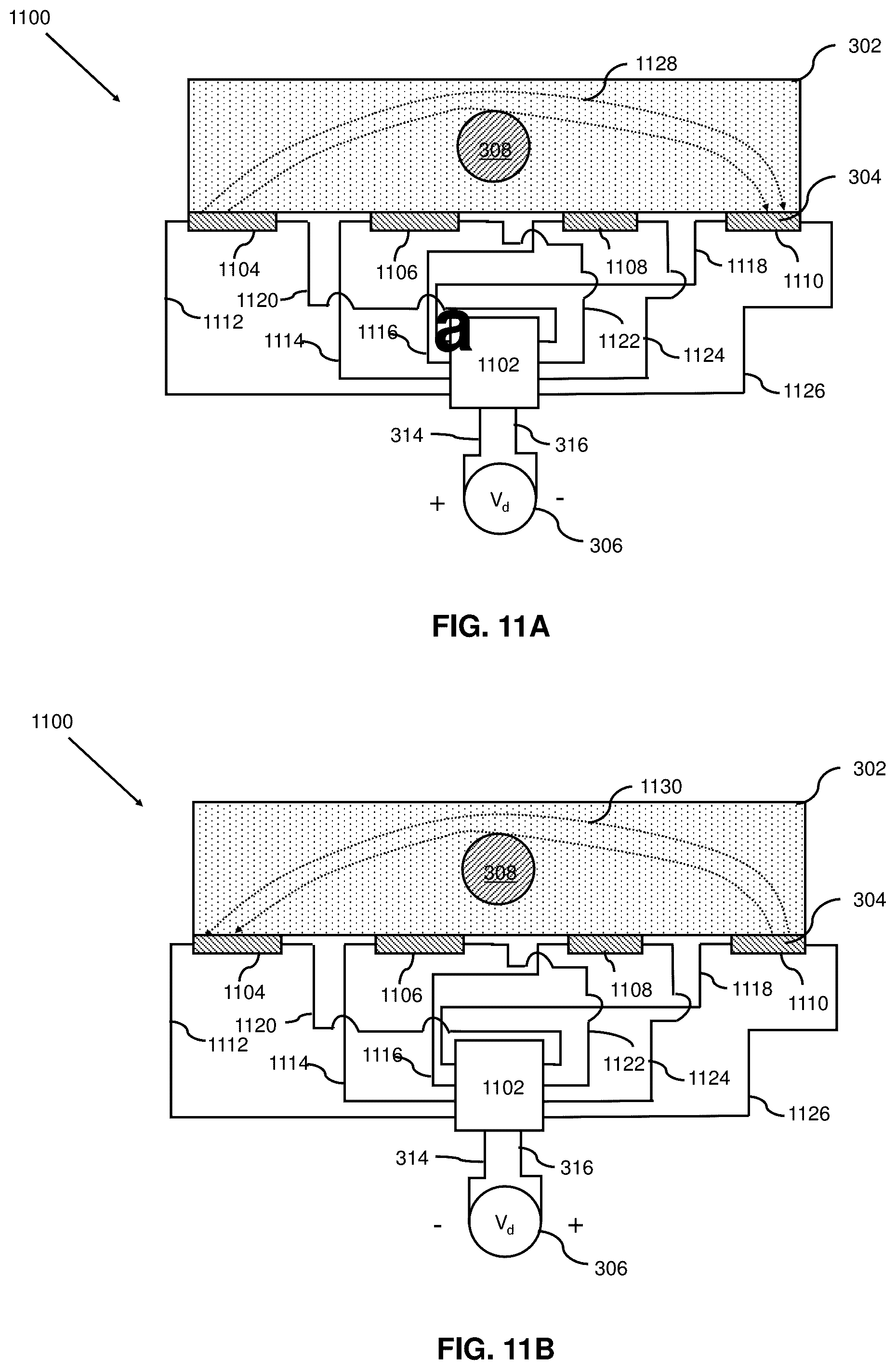 Patent US12410950 Figure 13 – Nano thermal diode based on polarization control of nanoparticles on graphene nanograting