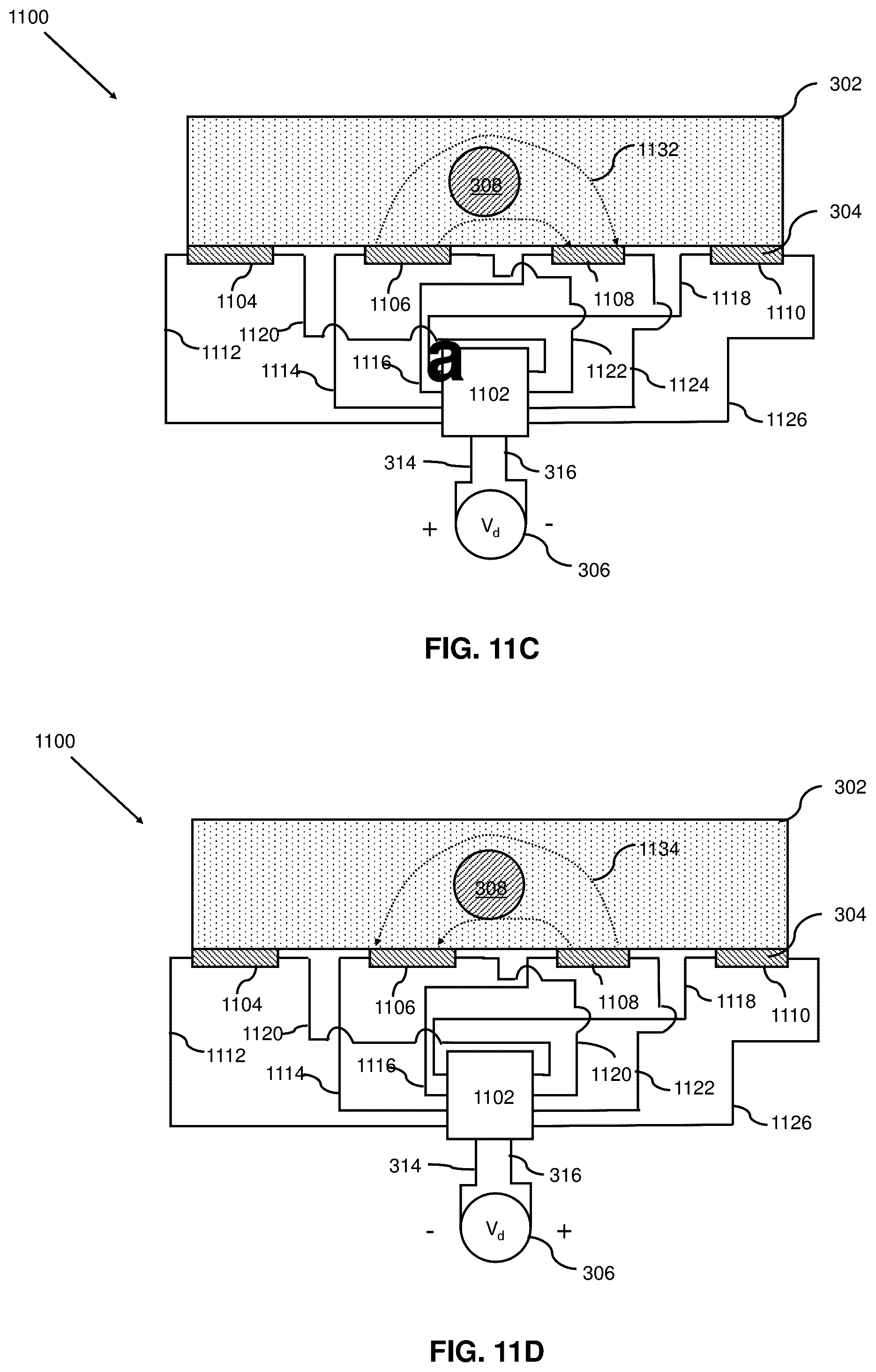 Patent US12410950 Figure 14 – Nano thermal diode based on polarization control of nanoparticles on graphene nanograting
