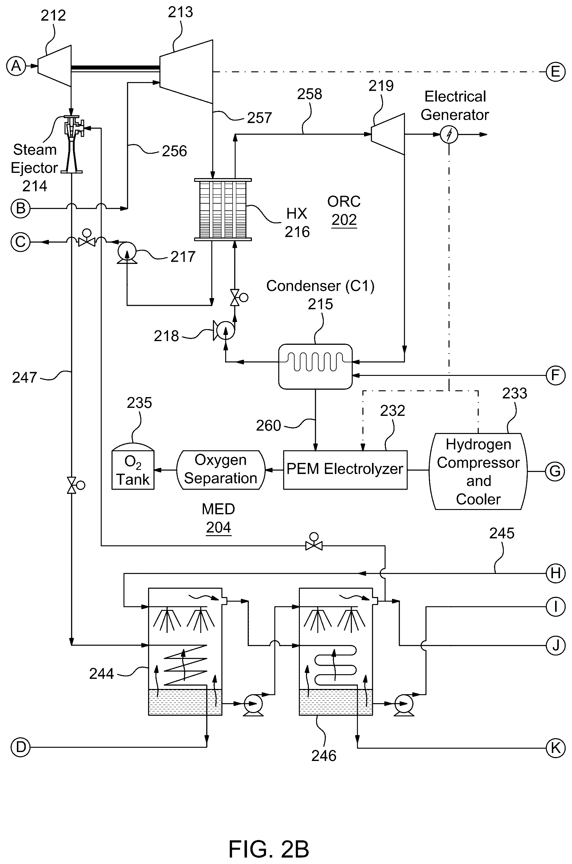 Patent US12410951 Figure 5 – Rankine energy system based on solar power