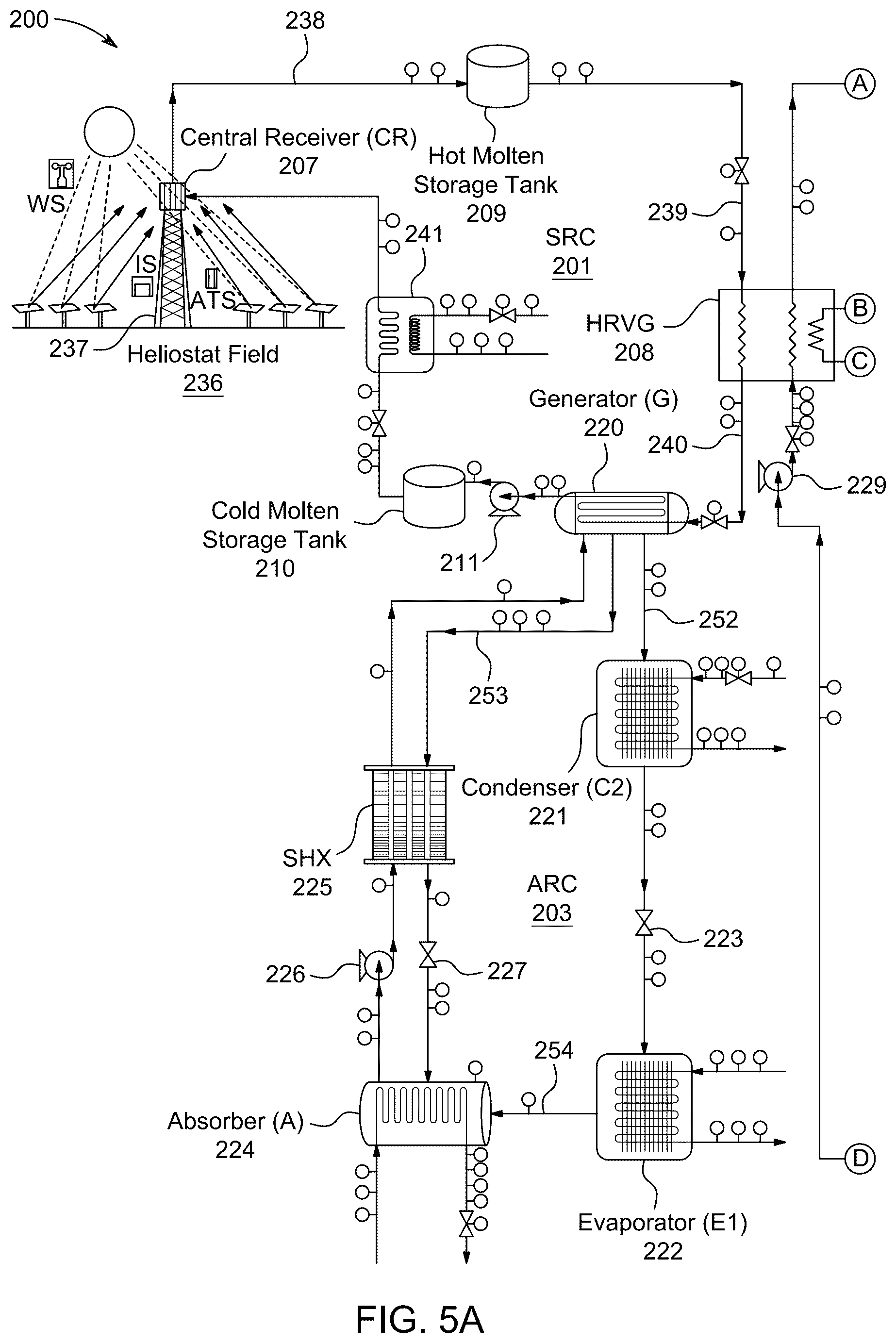 Patent US12410951 Figure 13 – Rankine energy system based on solar power