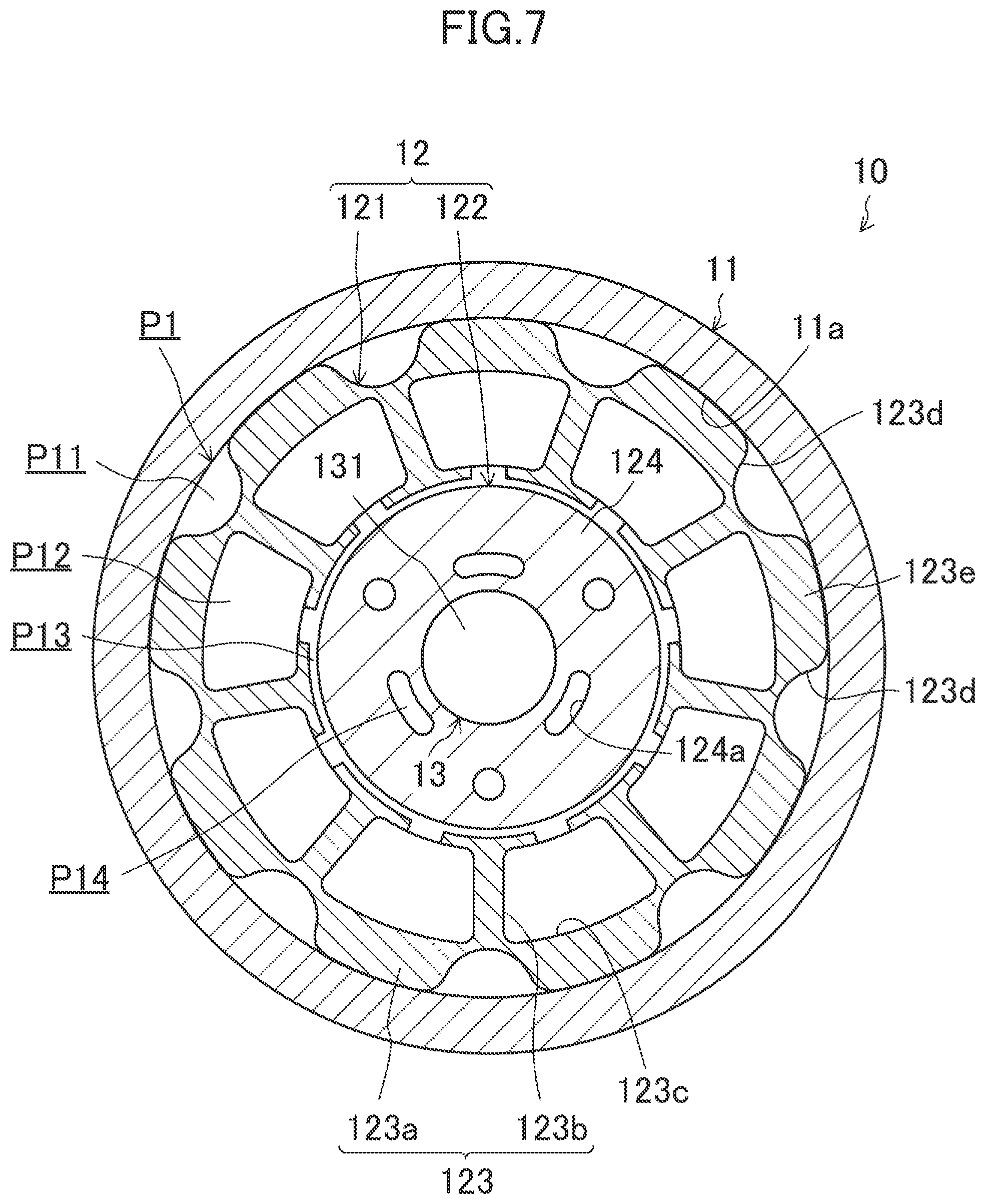 Patent US12410952 Figure 7 – Compressor device and refrigeration apparatus