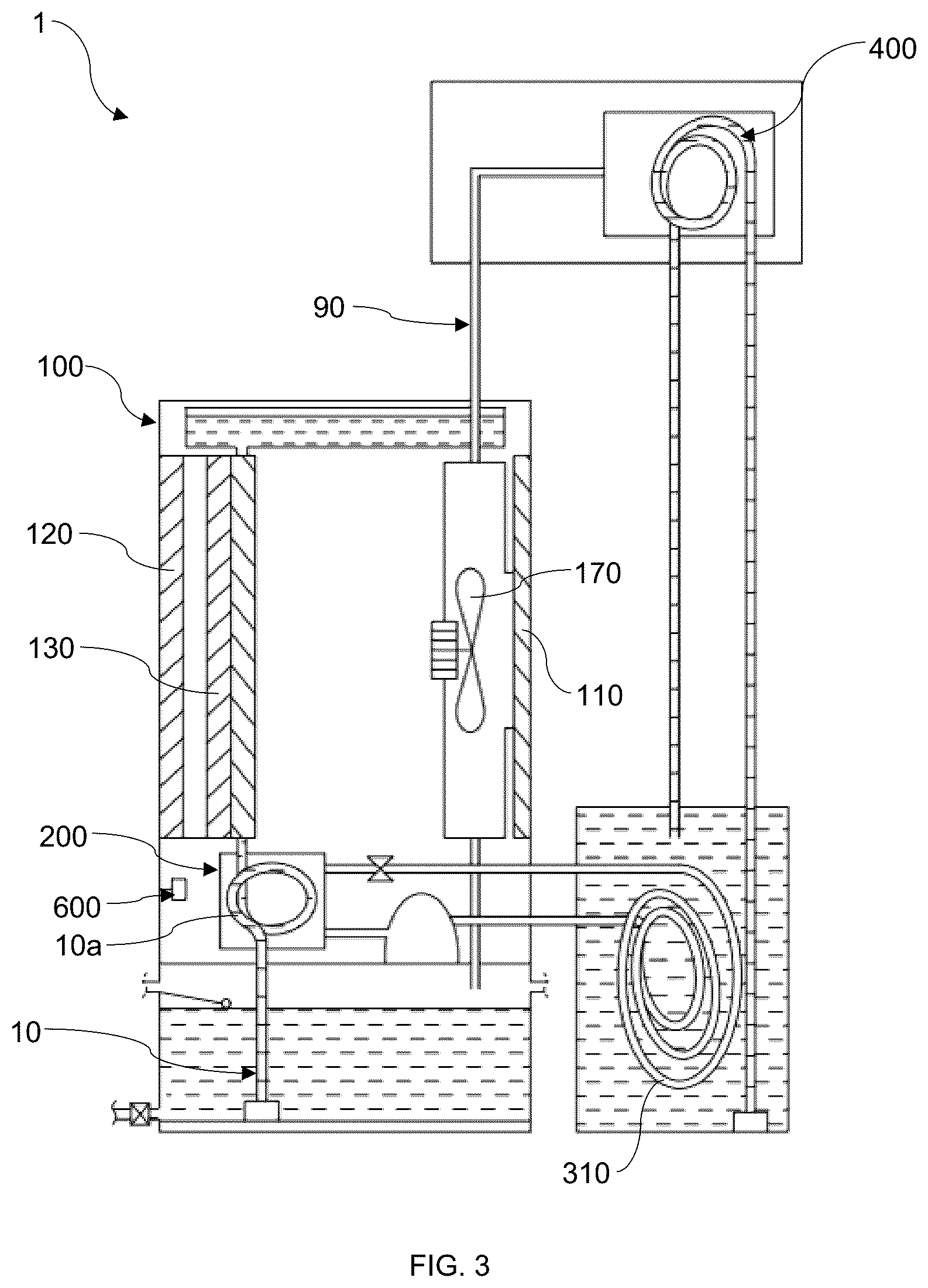 Patent US12410953 Figure 3 – Condensing unit