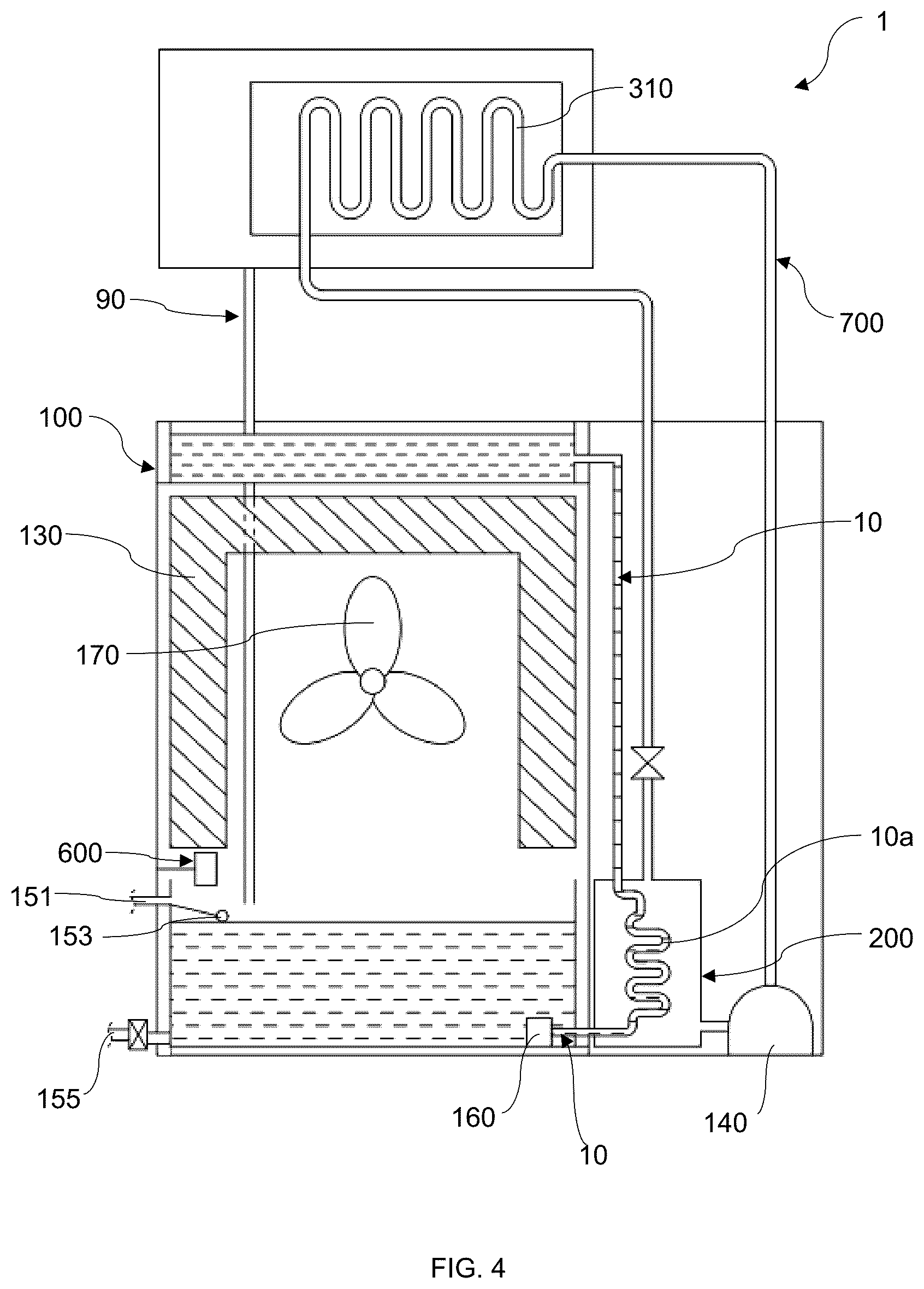 Patent US12410953 Figure 4 – Condensing unit