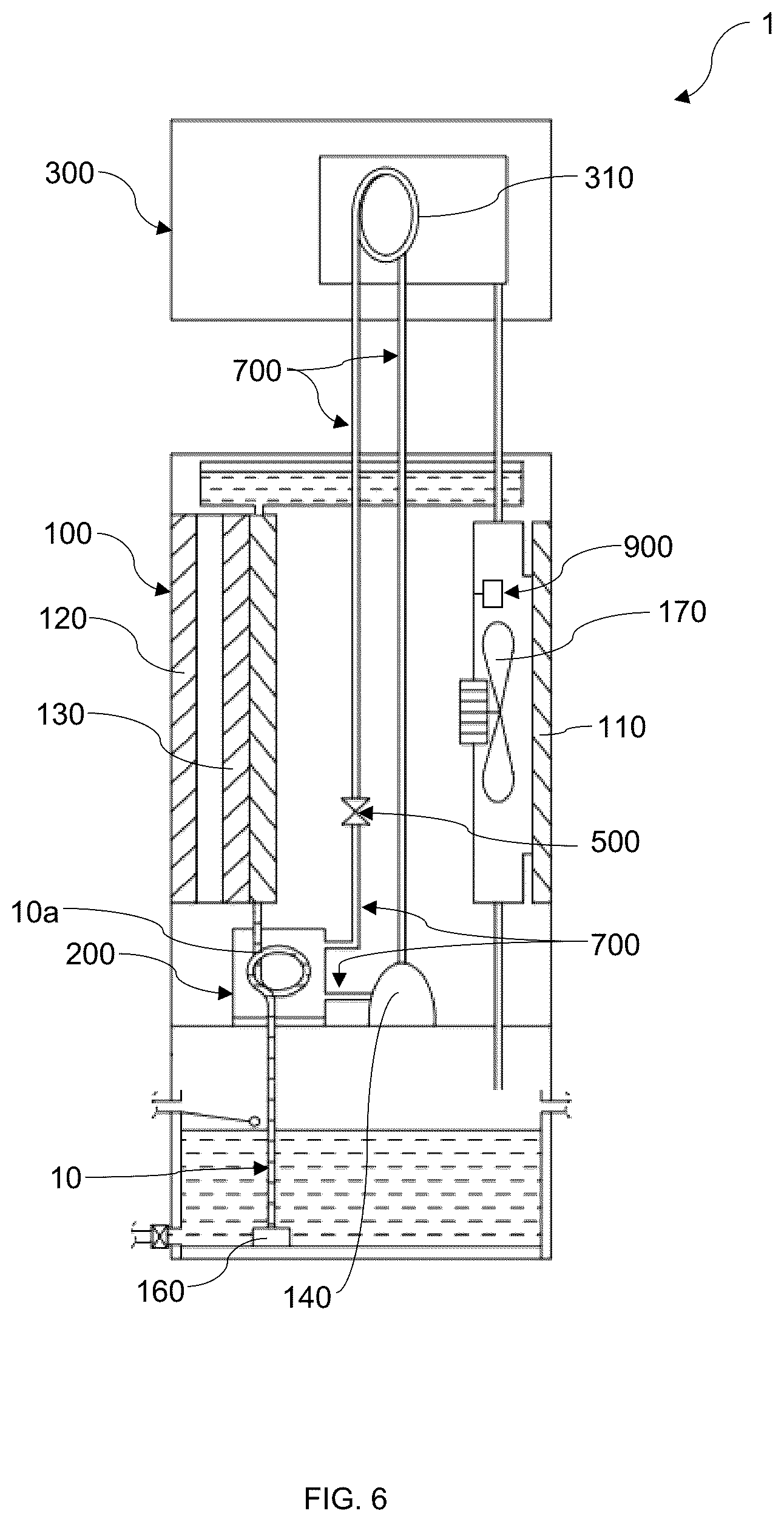 Patent US12410953 Figure 7 – Condensing unit