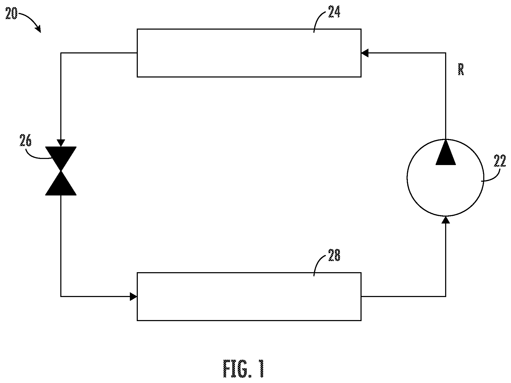 Patent US12410954 Figure 1 – Oil management for dual compressor modulation