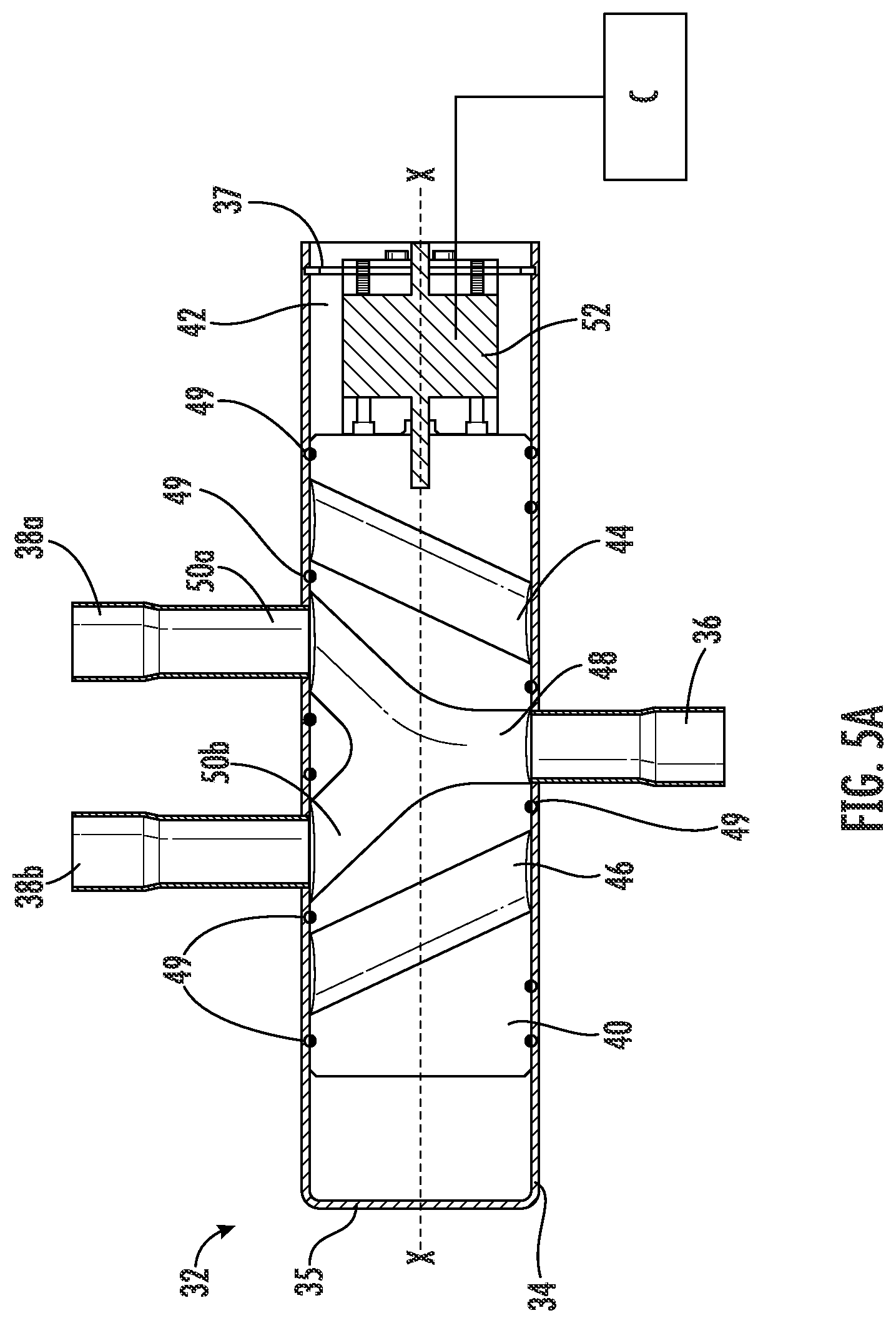 Patent US12410954 Figure 7 – Oil management for dual compressor modulation