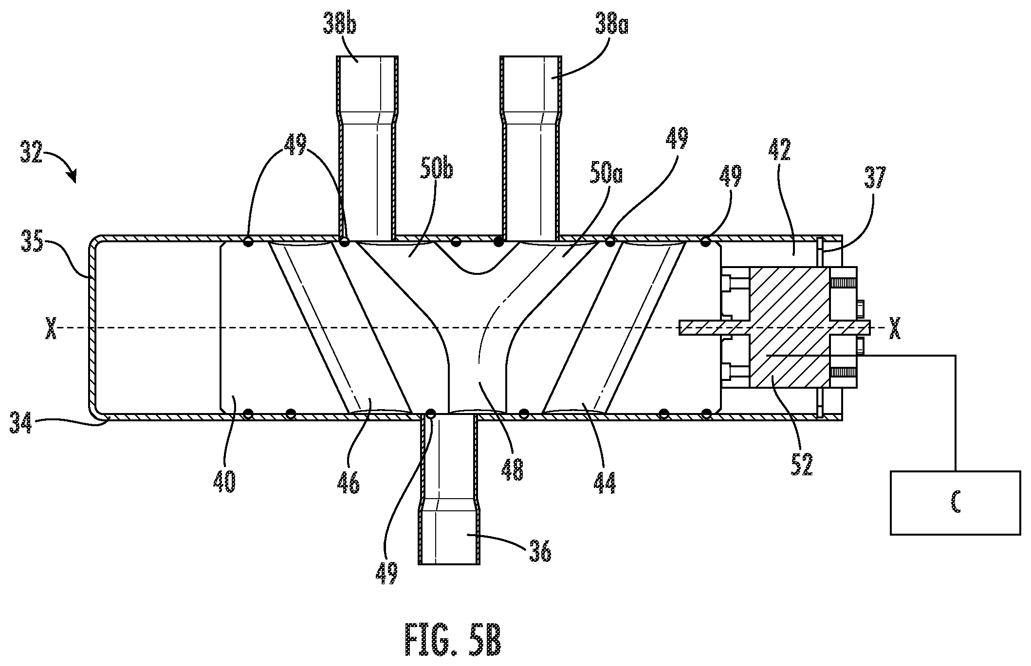 Patent US12410954 Figure 8 – Oil management for dual compressor modulation