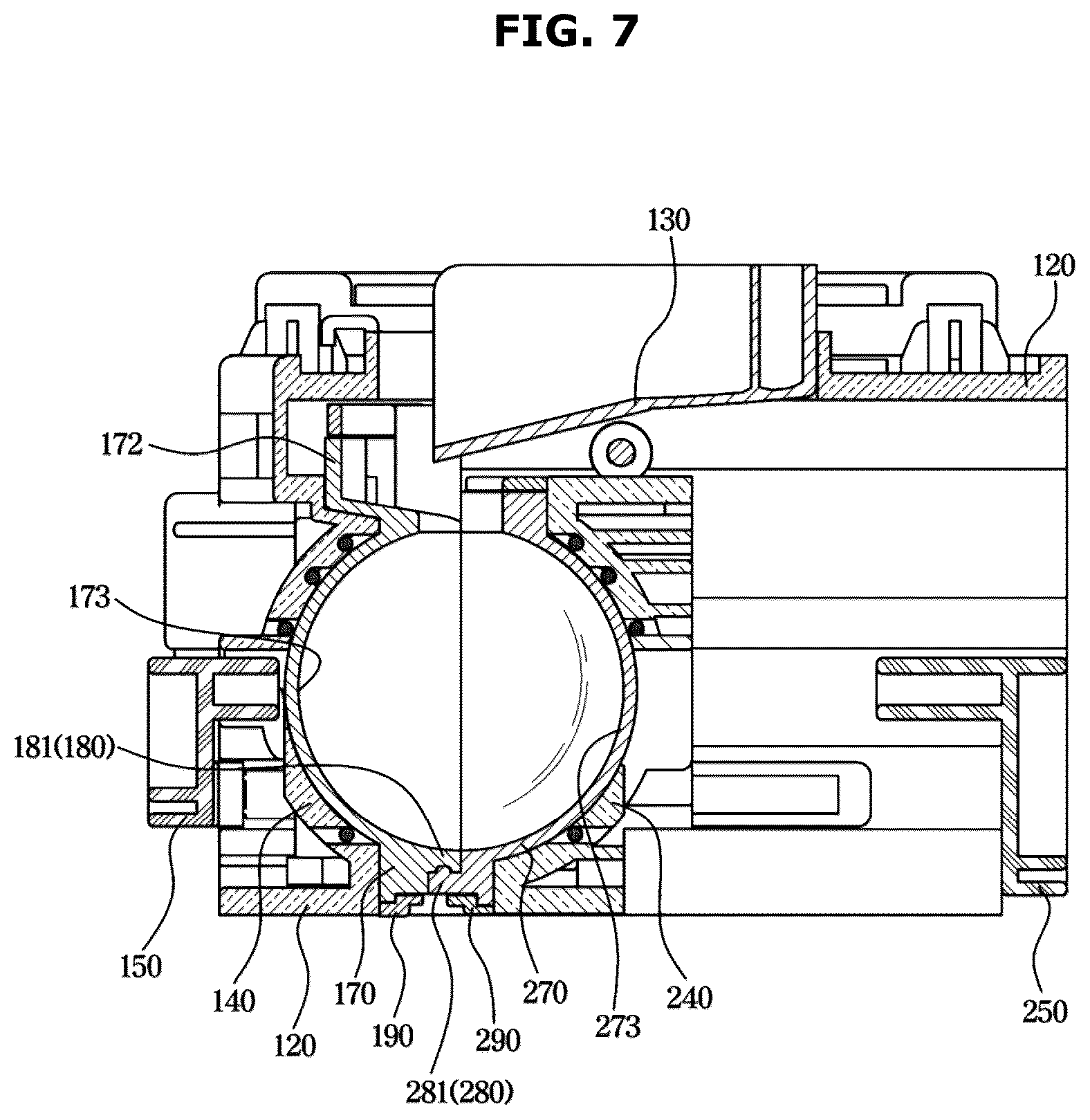 Patent US12410959 Figure 7 – Refrigerator