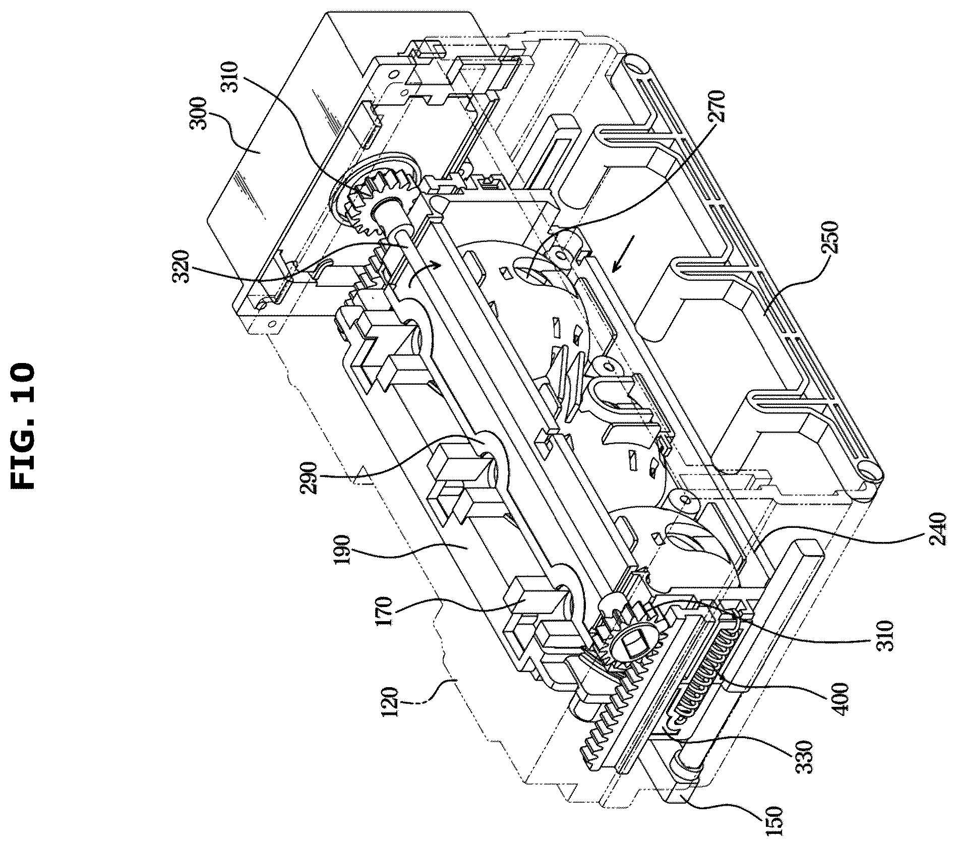 Patent US12410959 Figure 10 – Refrigerator