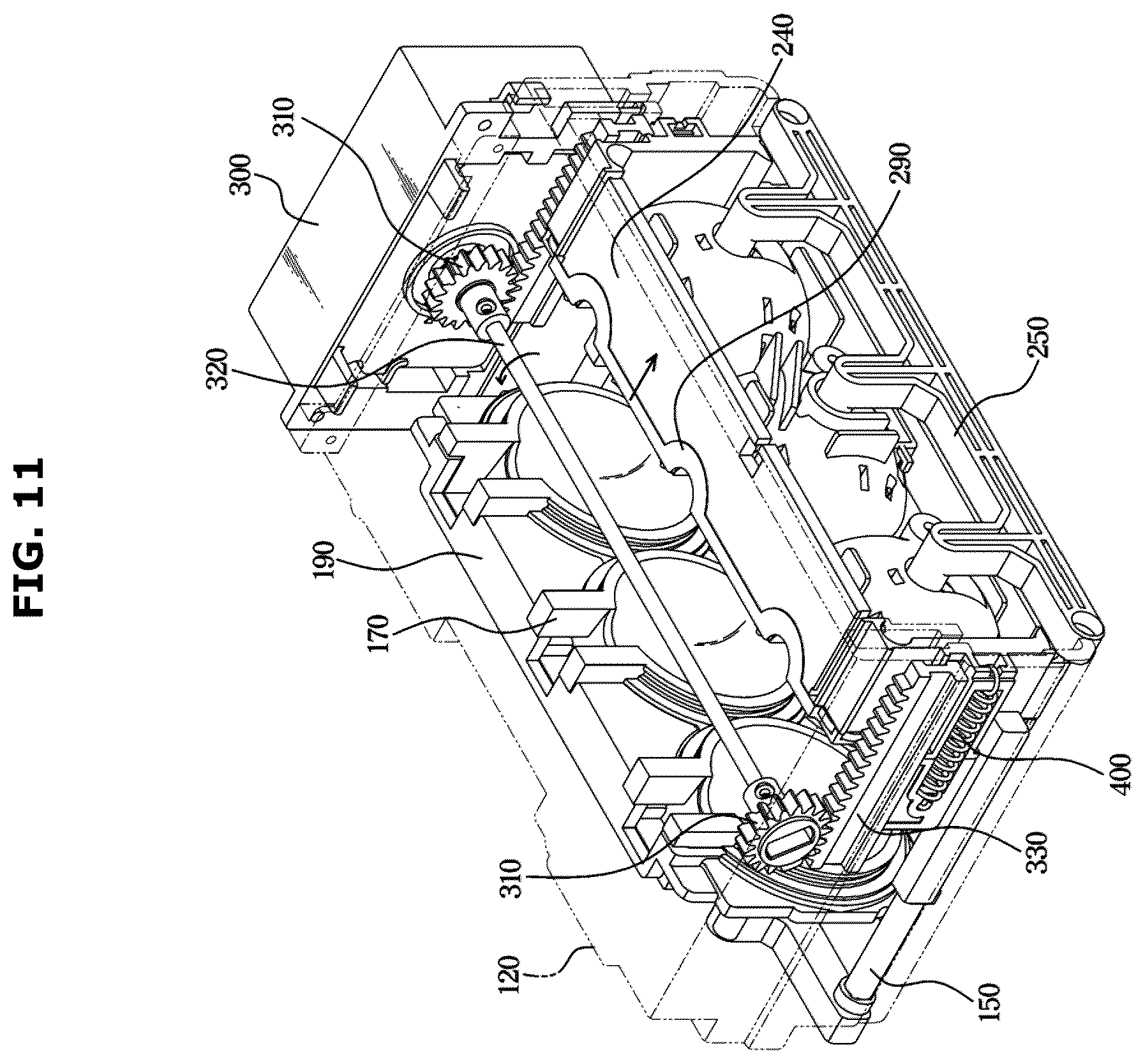 Patent US12410959 Figure 11 – Refrigerator