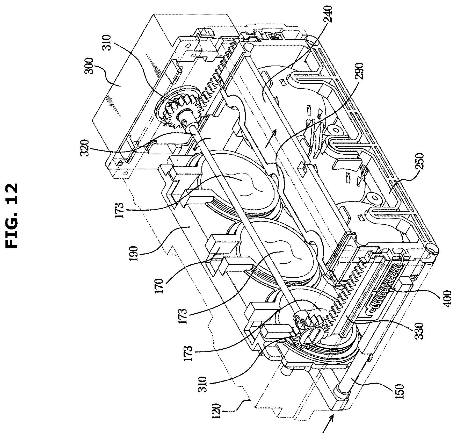 Patent US12410959 Figure 12 – Refrigerator