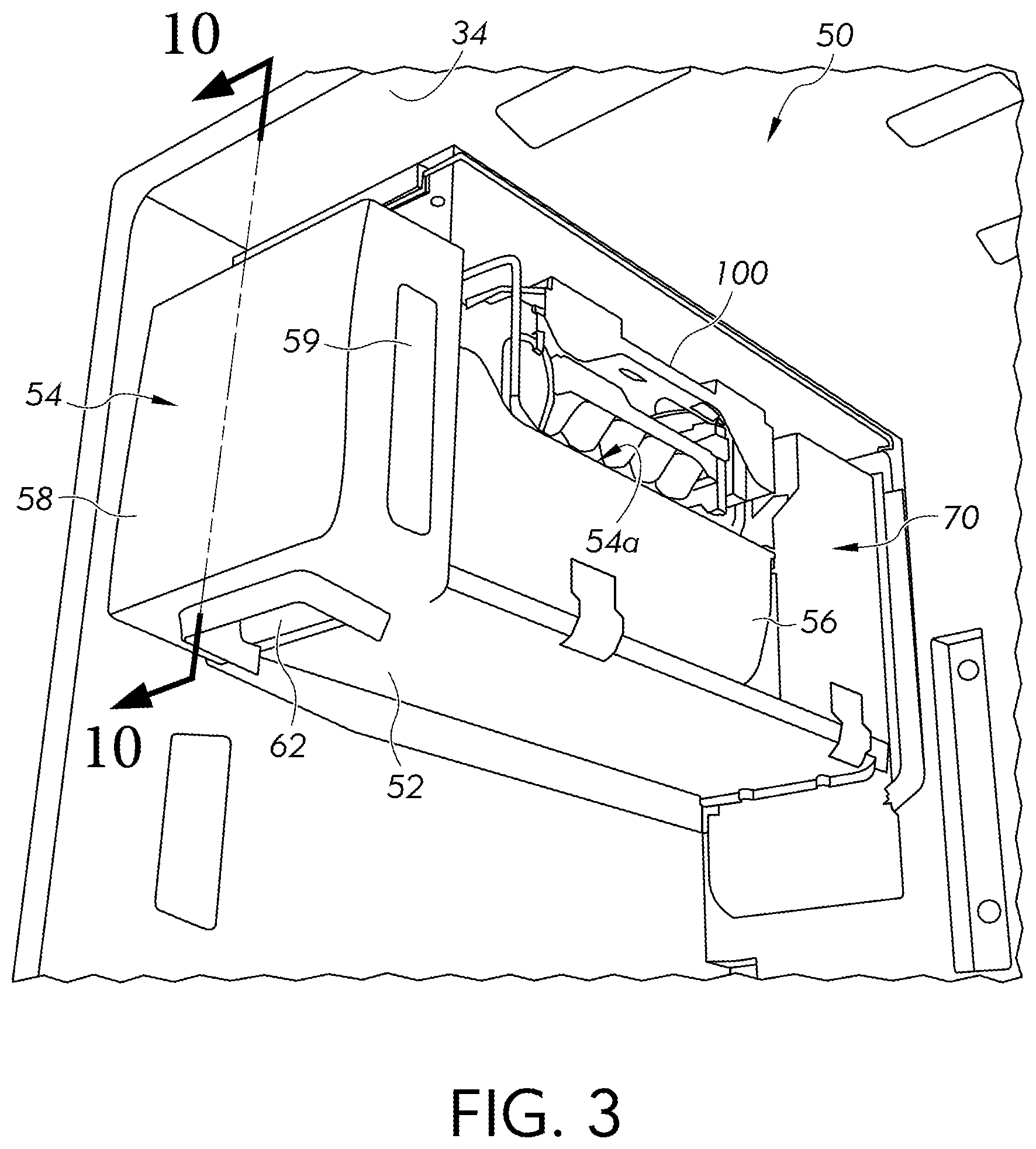 Patent US12410961 Figure 3 – Direct cooling ice maker with cooling system