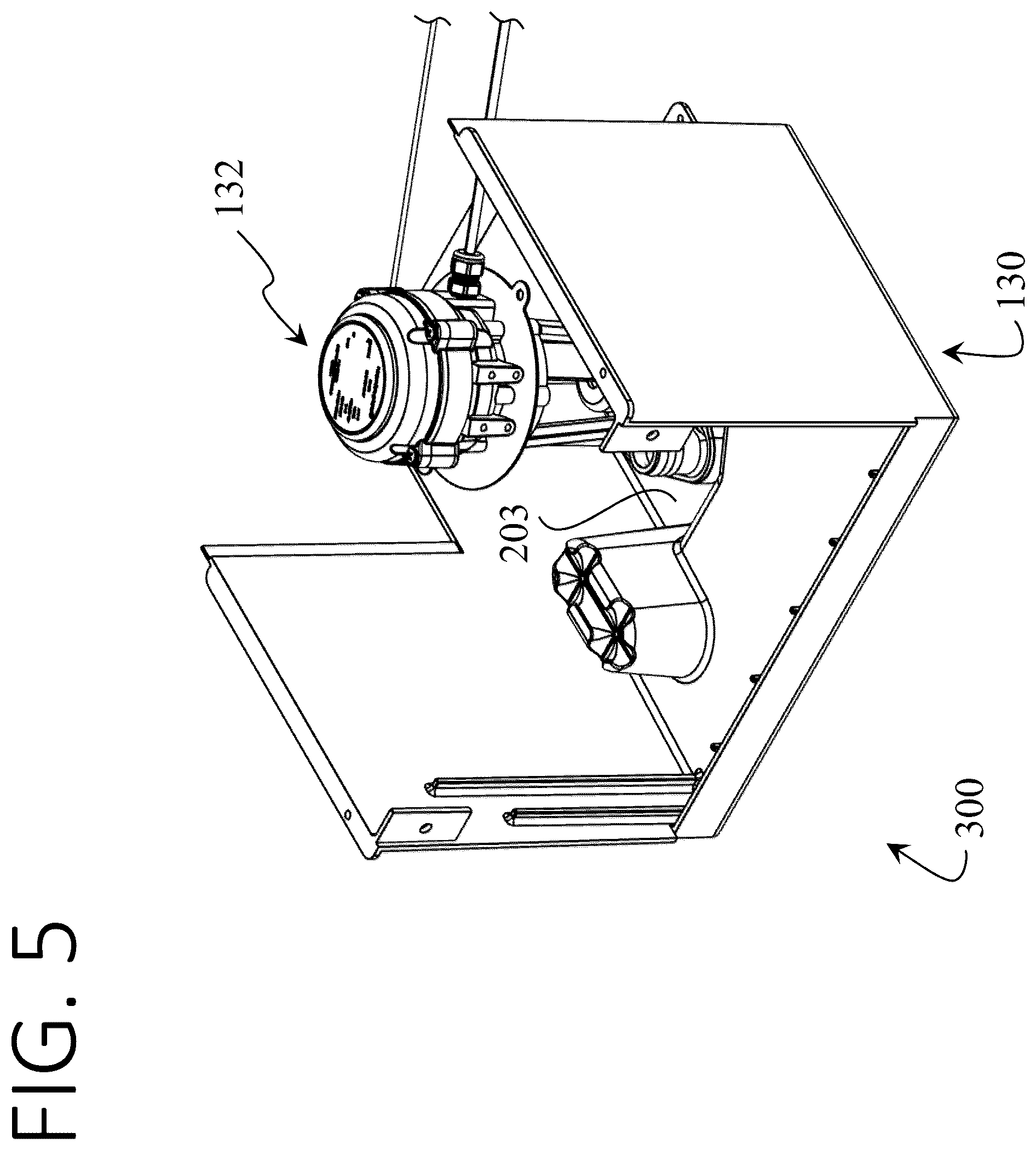 Patent US12410962 Figure 5 – Ice maker with stand pipe drain